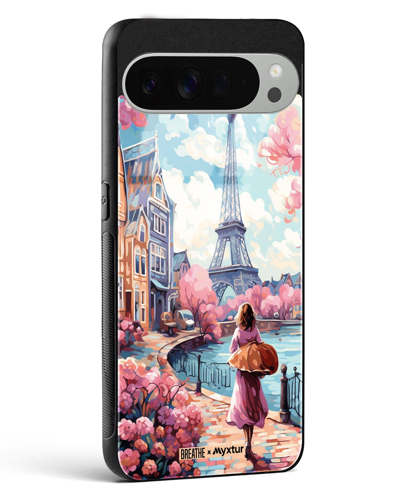 Pastel Paris Impressions [BREATHE] Glass Case Phone Cover (Google) - Image 6