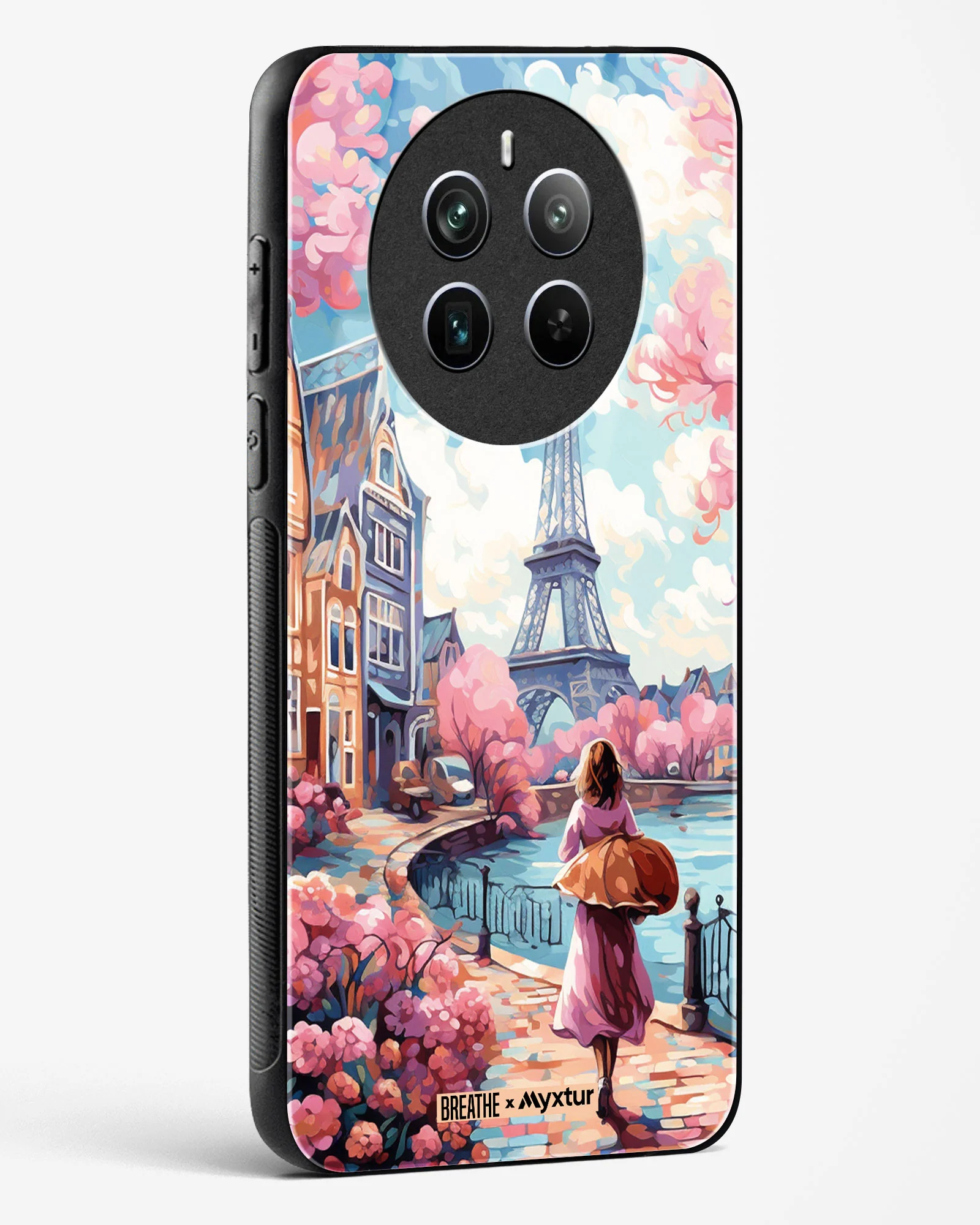 Pastel Paris Impressions [BREATHE] Glass Case Phone Cover (Realme) - Image 128