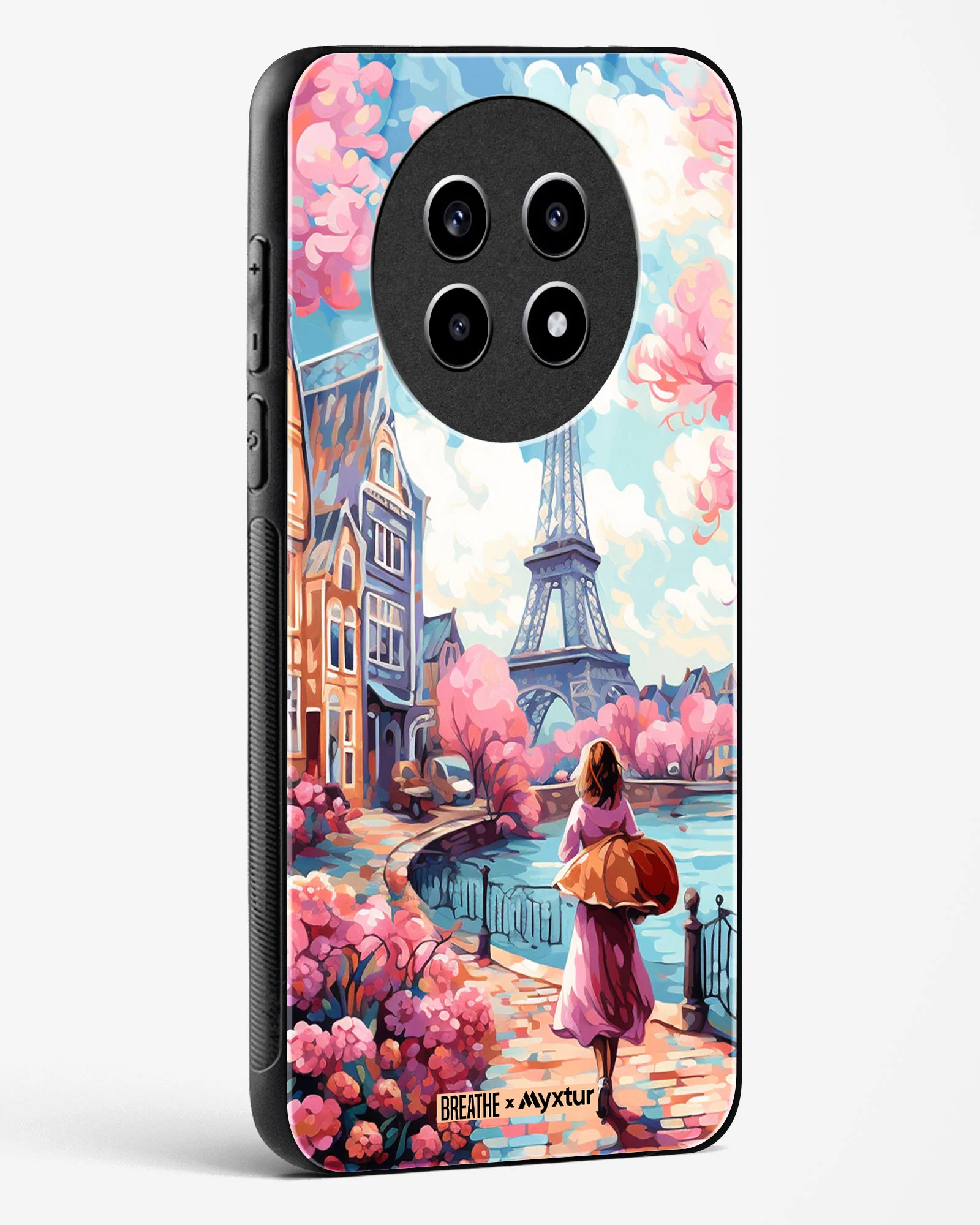 Pastel Paris Impressions [BREATHE] Glass Case Phone Cover (Realme) - Image 26