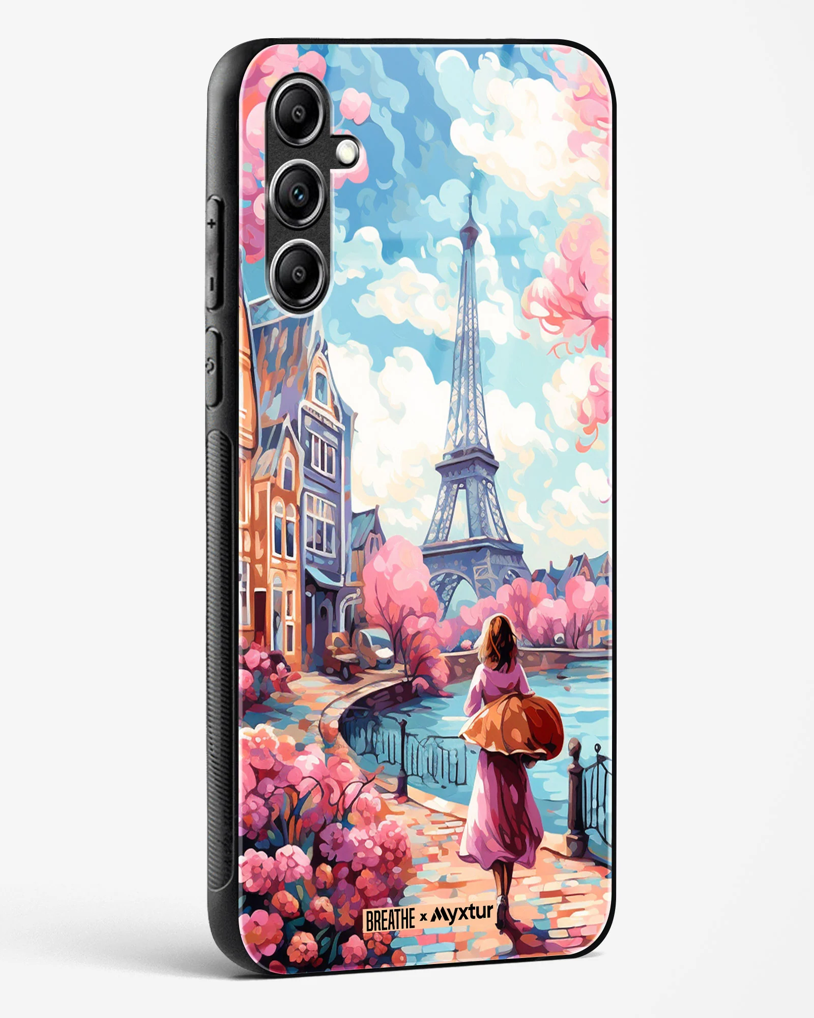 Pastel Paris Impressions [BREATHE] Glass Case Phone Cover (Samsung) - Image 100