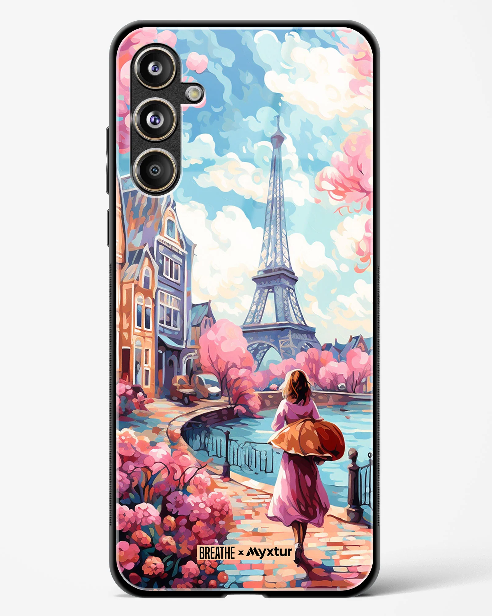 Pastel Paris Impressions [BREATHE] Glass Case Phone Cover (Samsung) - Image 101