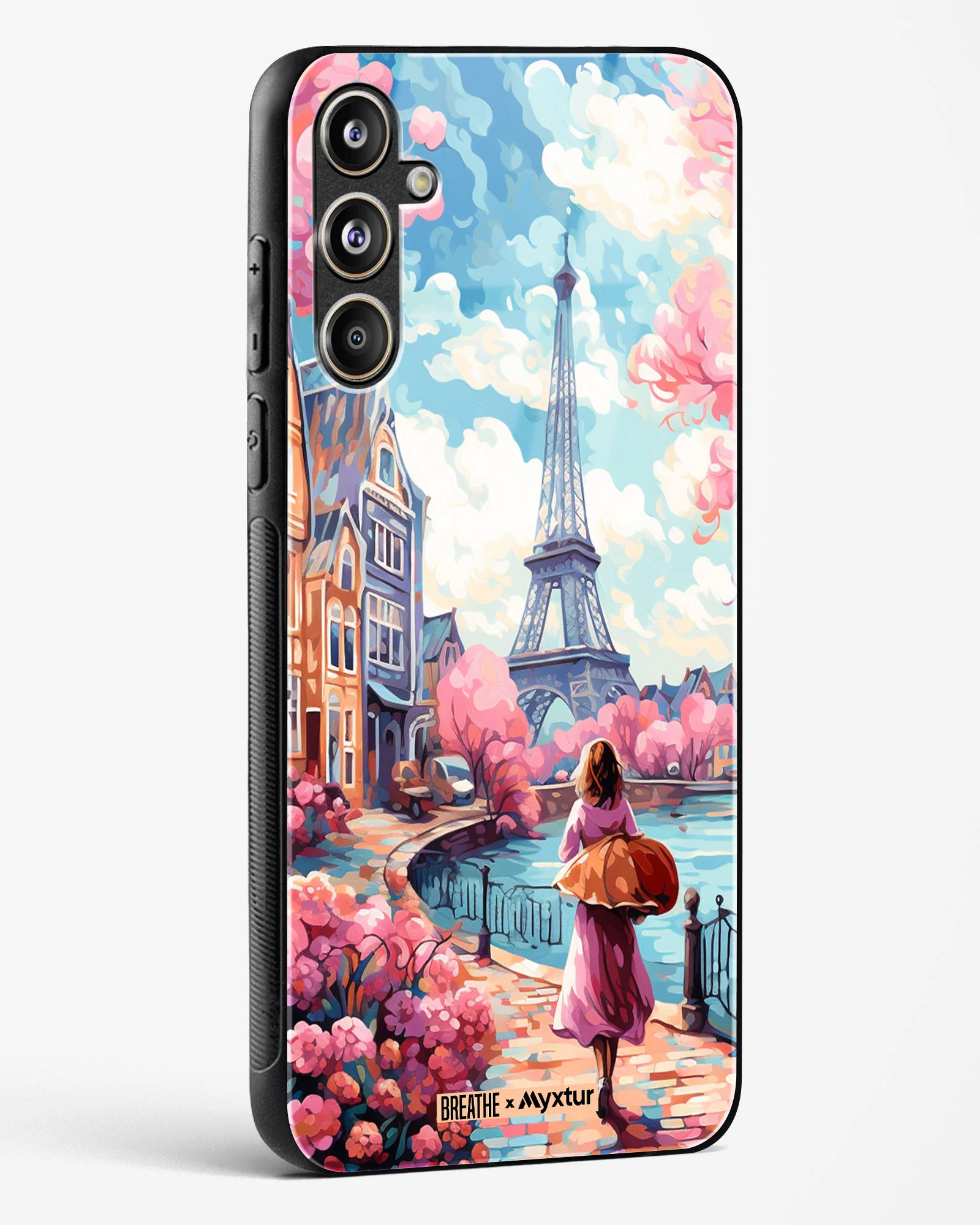 Pastel Paris Impressions [BREATHE] Glass Case Phone Cover (Samsung) - Image 102