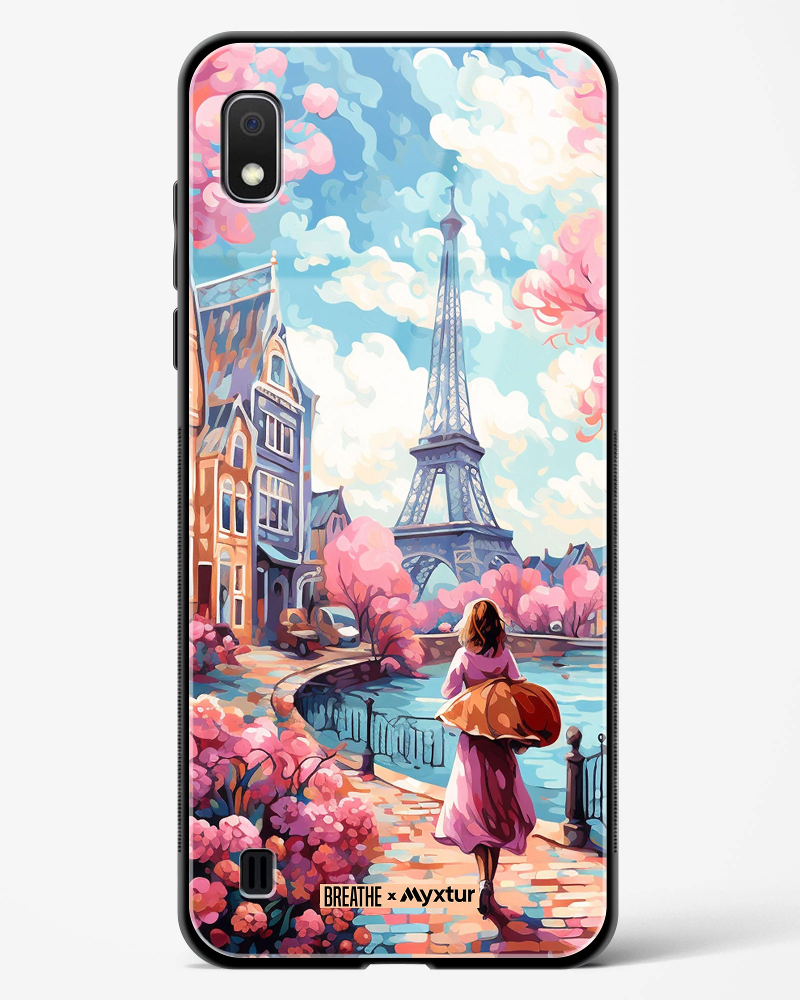 Pastel Paris Impressions [BREATHE] Glass Case Phone Cover (Samsung) - Image 11