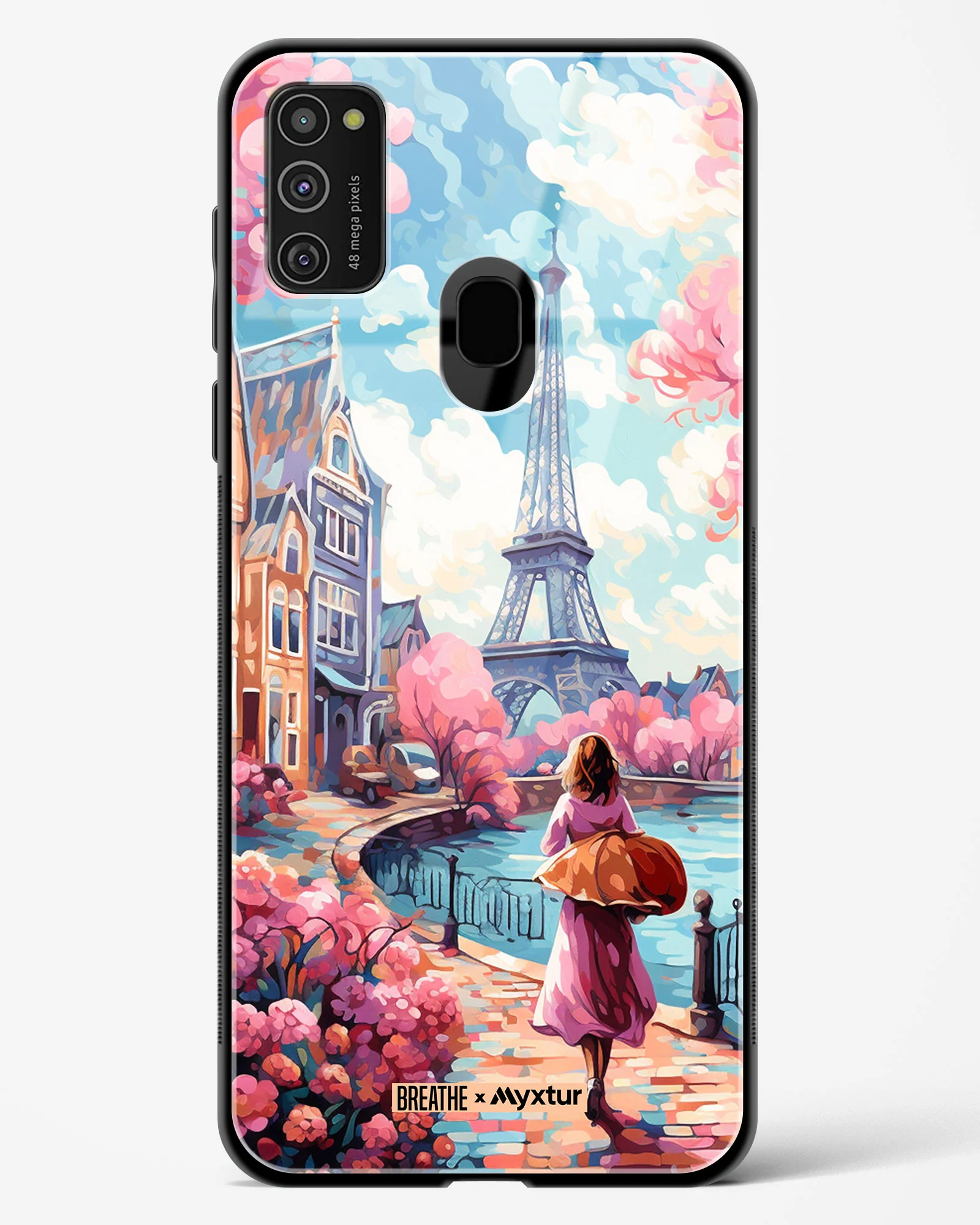 Pastel Paris Impressions [BREATHE] Glass Case Phone Cover (Samsung) - Image 119