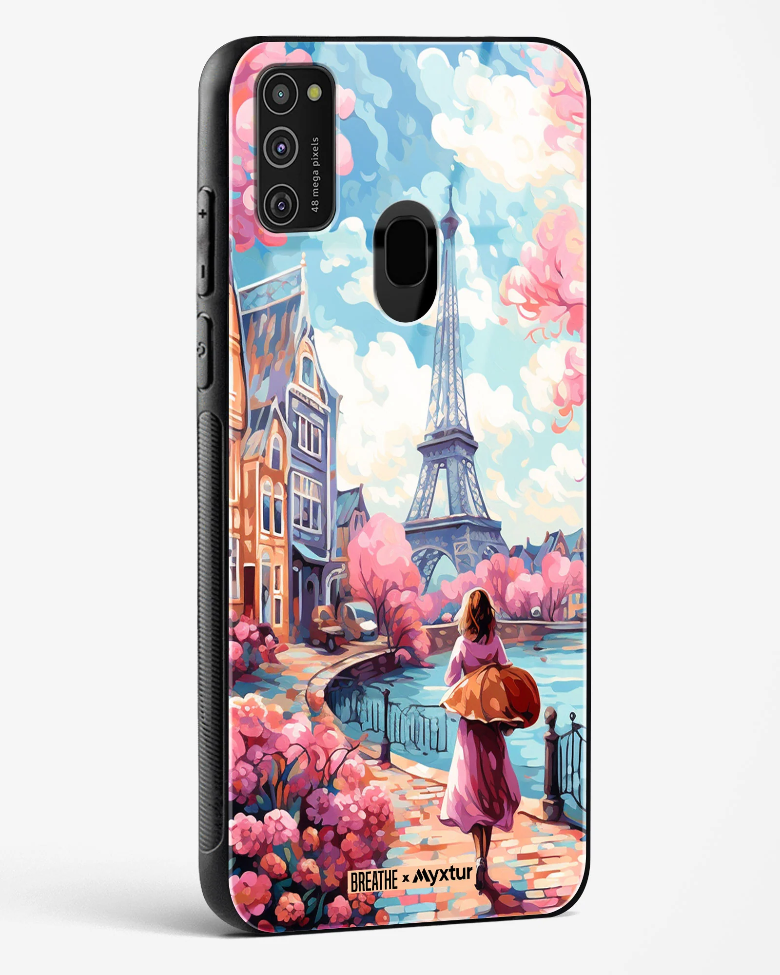 Pastel Paris Impressions [BREATHE] Glass Case Phone Cover (Samsung) - Image 120