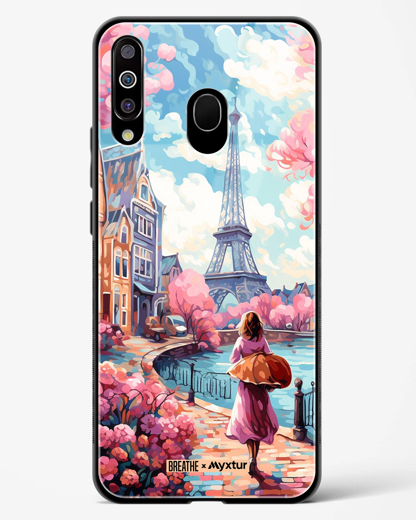 Pastel Paris Impressions [BREATHE] Glass Case Phone Cover (Samsung) - Image 123