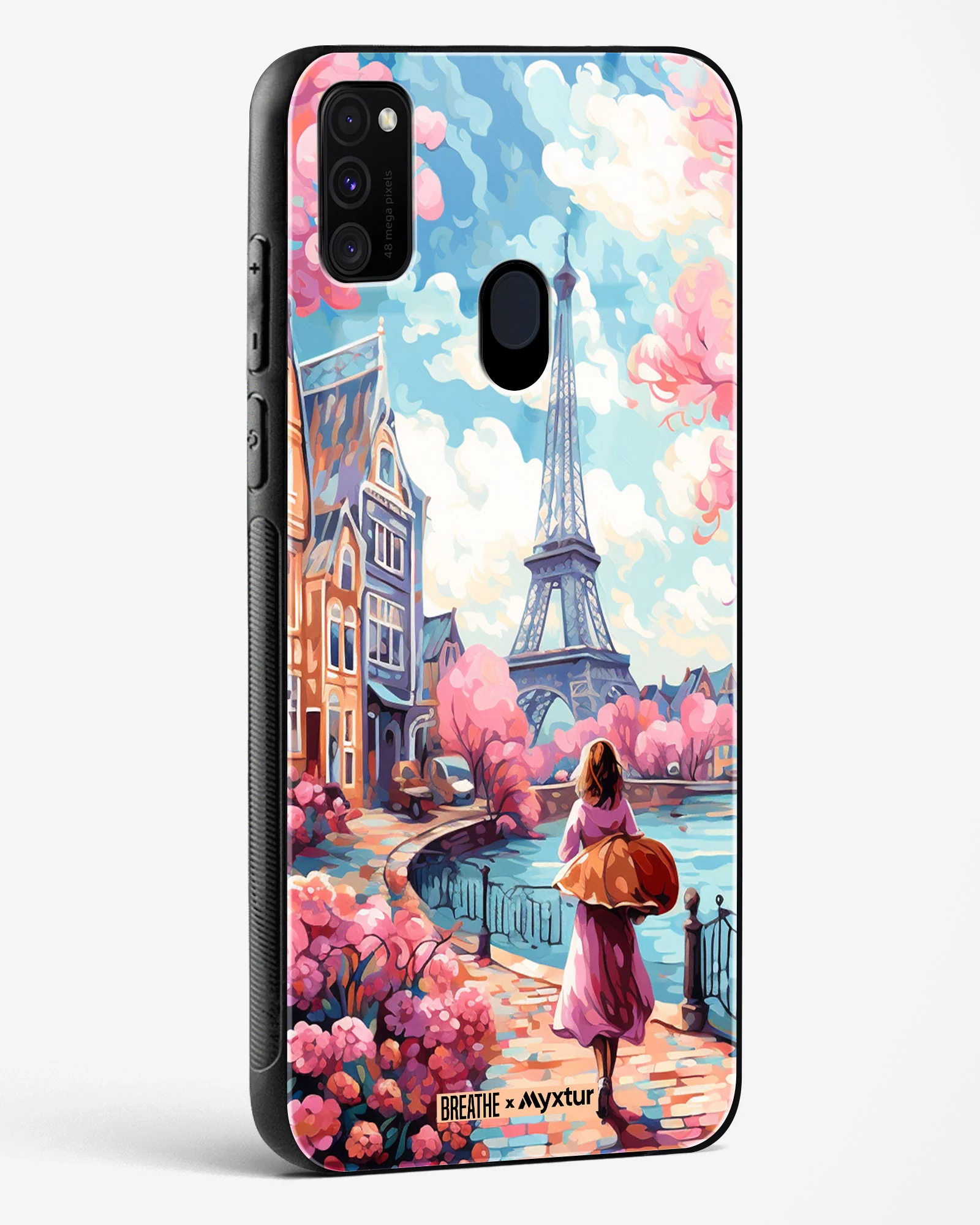 Pastel Paris Impressions [BREATHE] Glass Case Phone Cover (Samsung) - Image 126