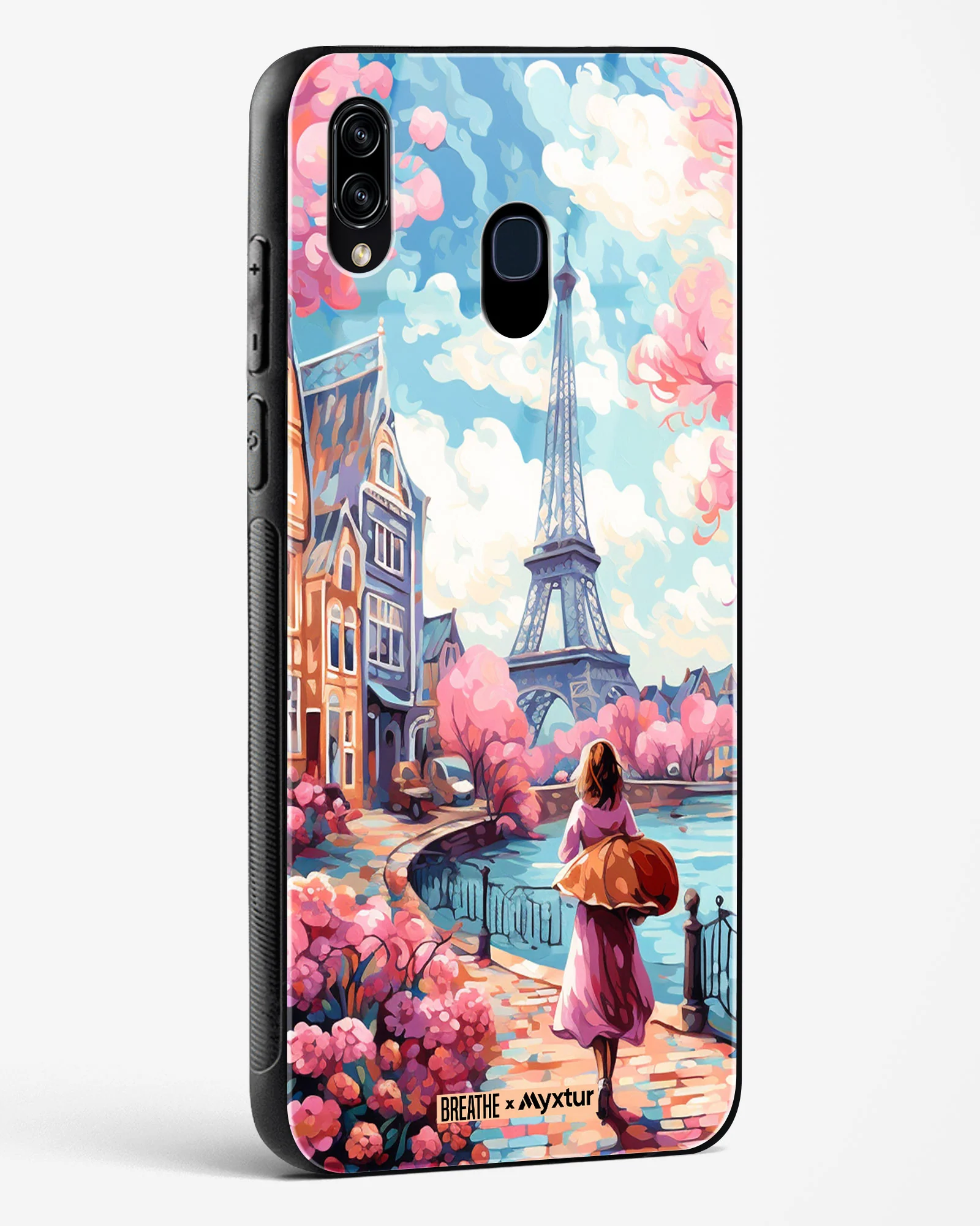 Pastel Paris Impressions [BREATHE] Glass Case Phone Cover (Samsung) - Image 14