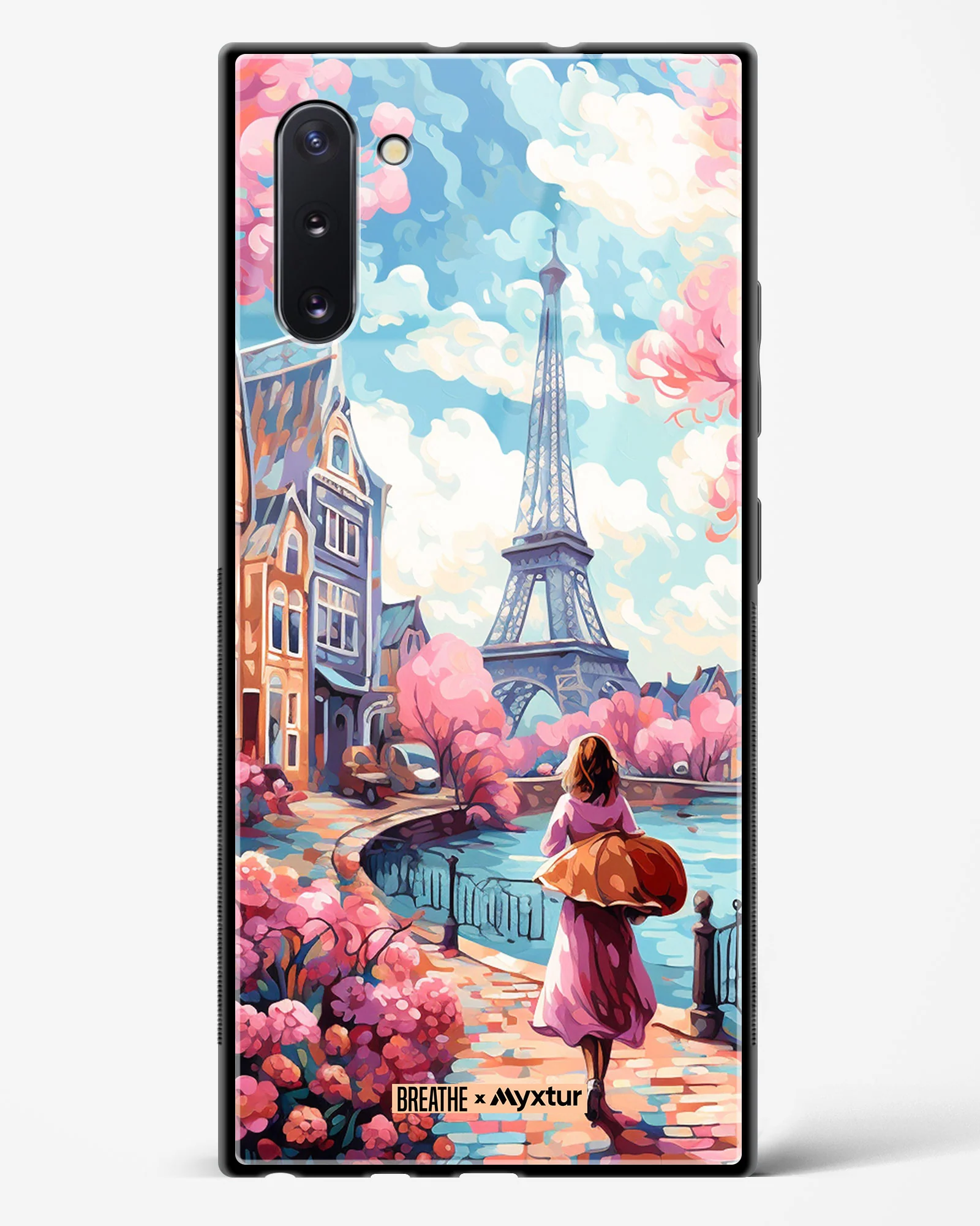 Pastel Paris Impressions [BREATHE] Glass Case Phone Cover (Samsung) - Image 157