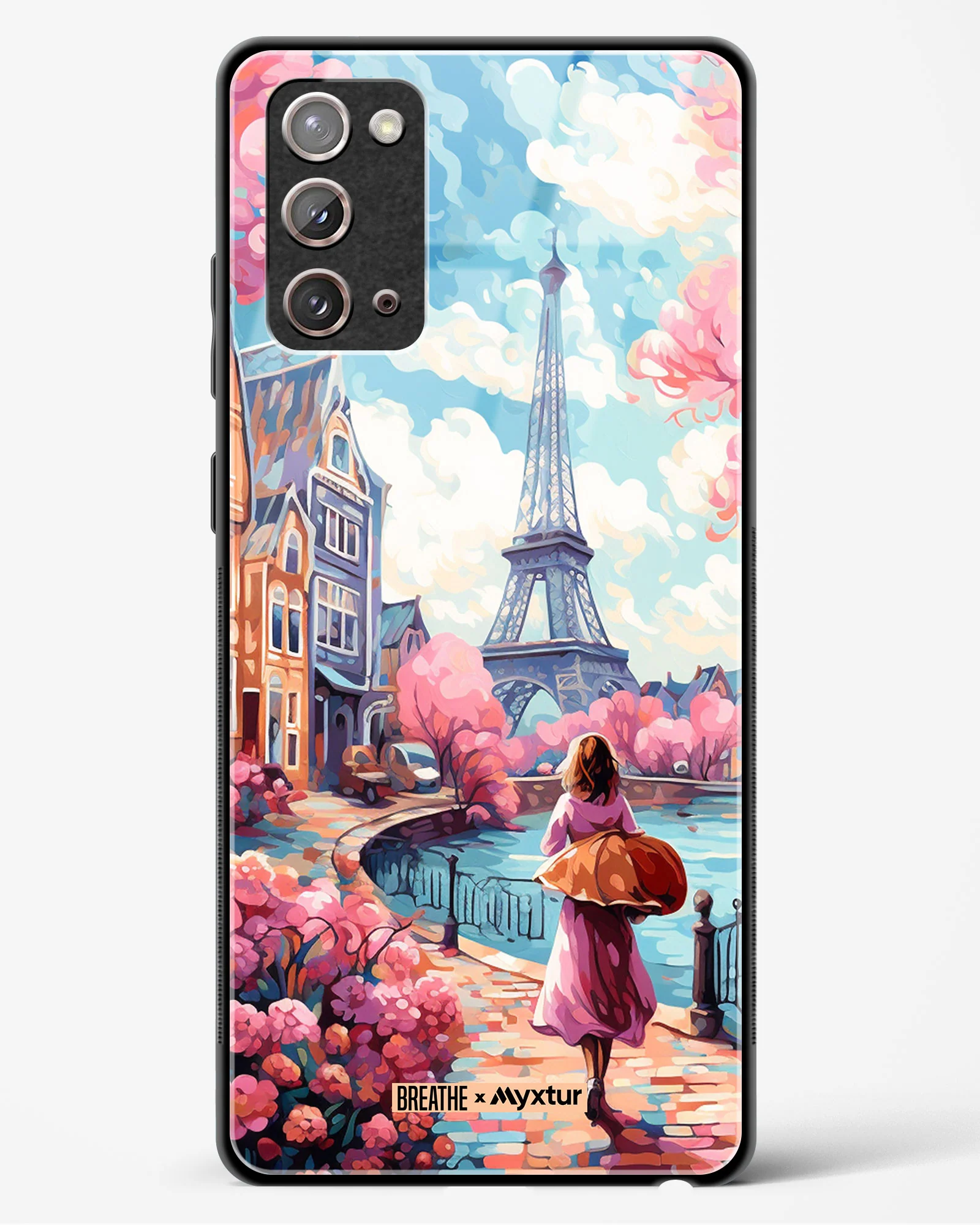 Pastel Paris Impressions [BREATHE] Glass Case Phone Cover (Samsung) - Image 163