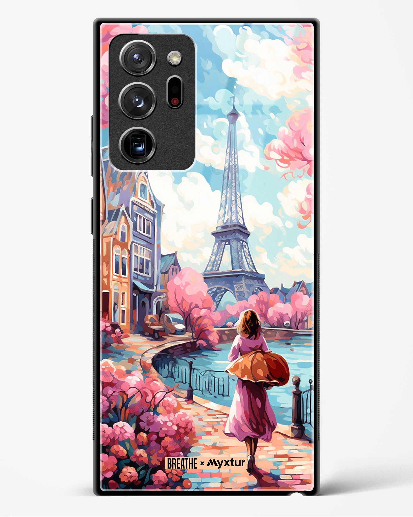 Pastel Paris Impressions [BREATHE] Glass Case Phone Cover (Samsung) - Image 165
