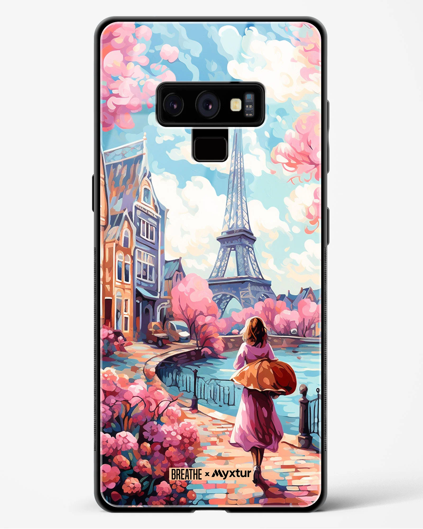 Pastel Paris Impressions [BREATHE] Glass Case Phone Cover (Samsung) - Image 167