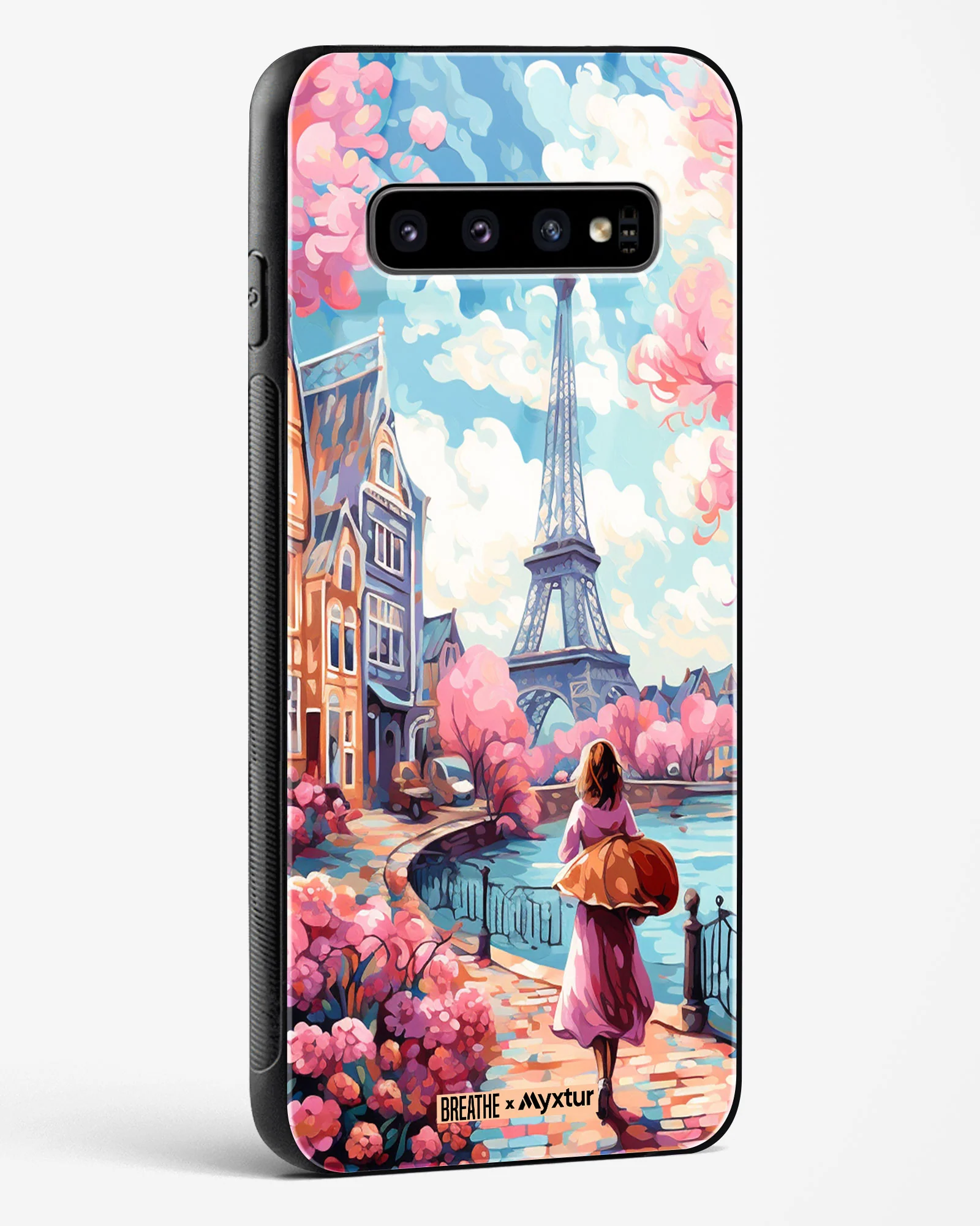 Pastel Paris Impressions [BREATHE] Glass Case Phone Cover (Samsung) - Image 170