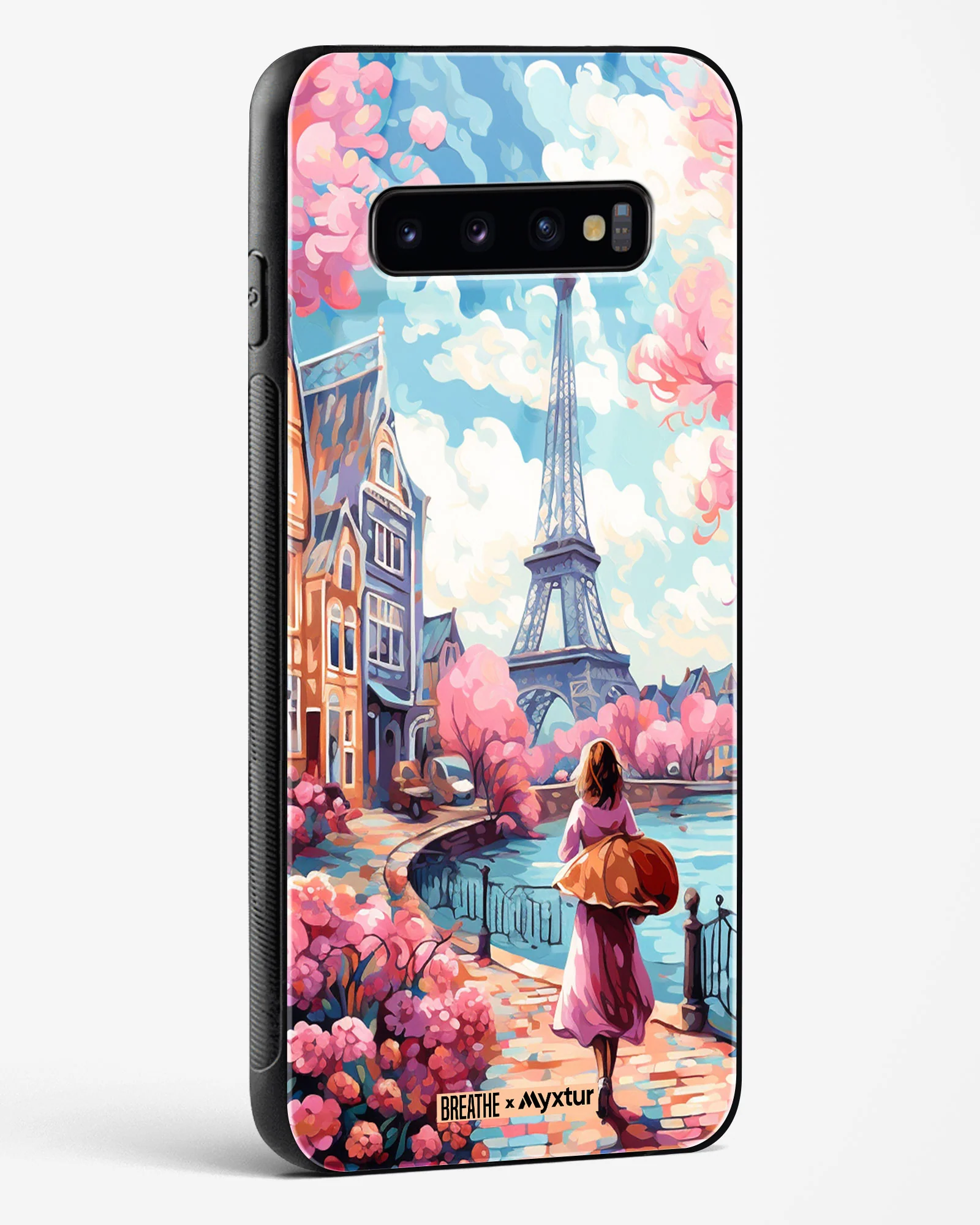 Pastel Paris Impressions [BREATHE] Glass Case Phone Cover (Samsung) - Image 174