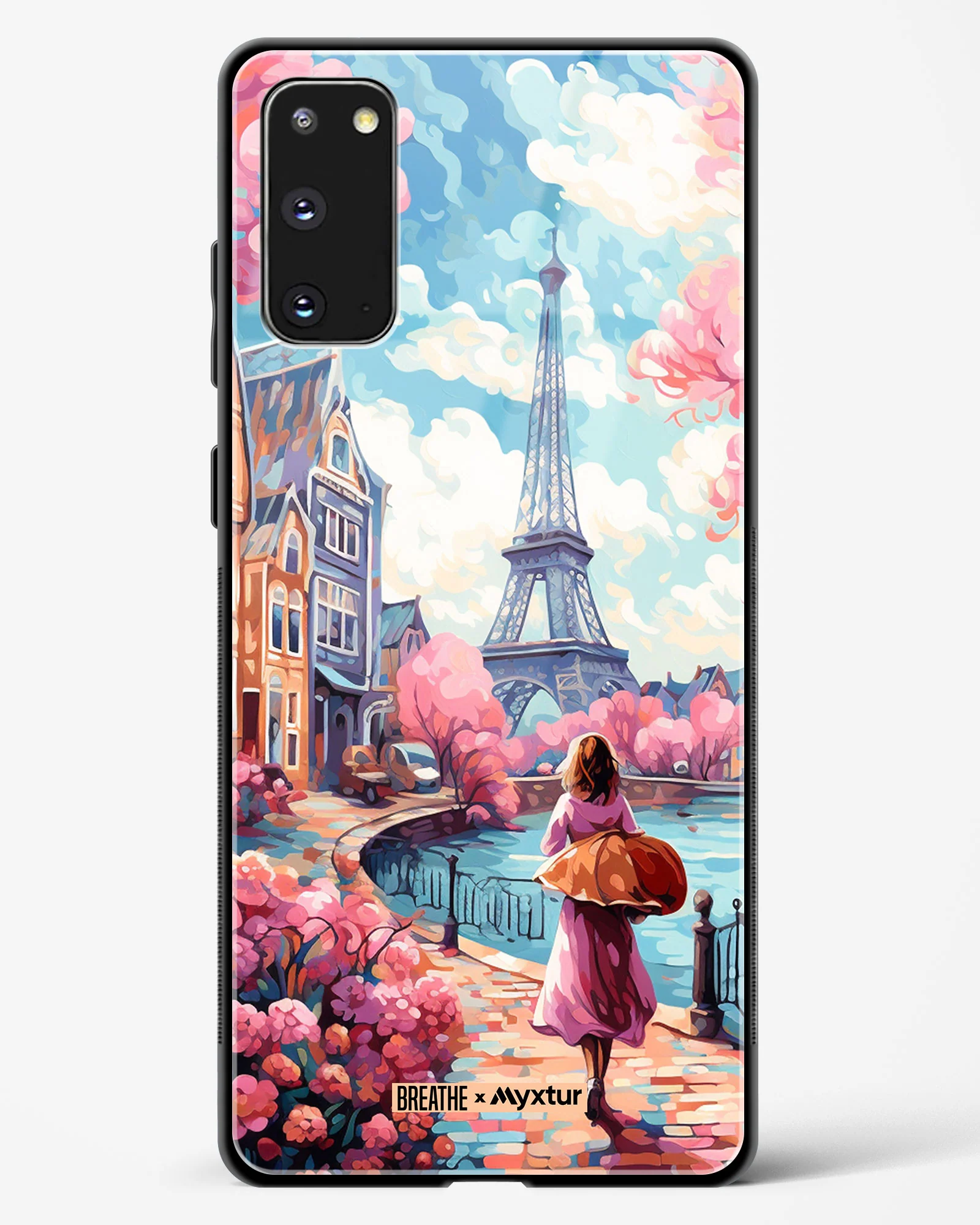 Pastel Paris Impressions [BREATHE] Glass Case Phone Cover (Samsung) - Image 177