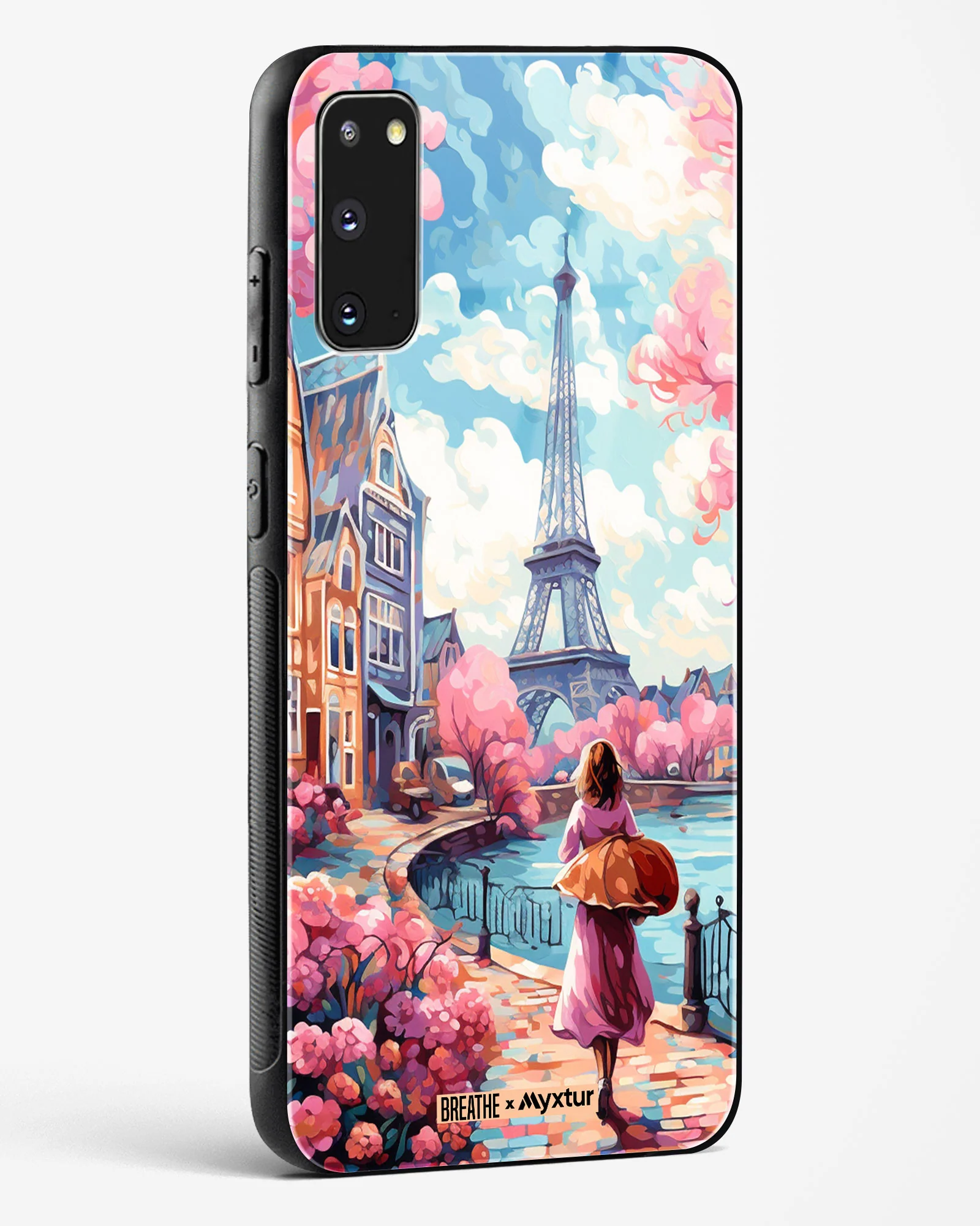 Pastel Paris Impressions [BREATHE] Glass Case Phone Cover (Samsung) - Image 178