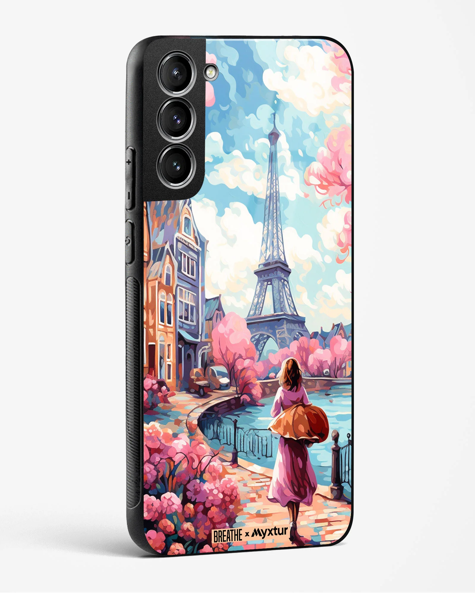 Pastel Paris Impressions [BREATHE] Glass Case Phone Cover (Samsung) - Image 194
