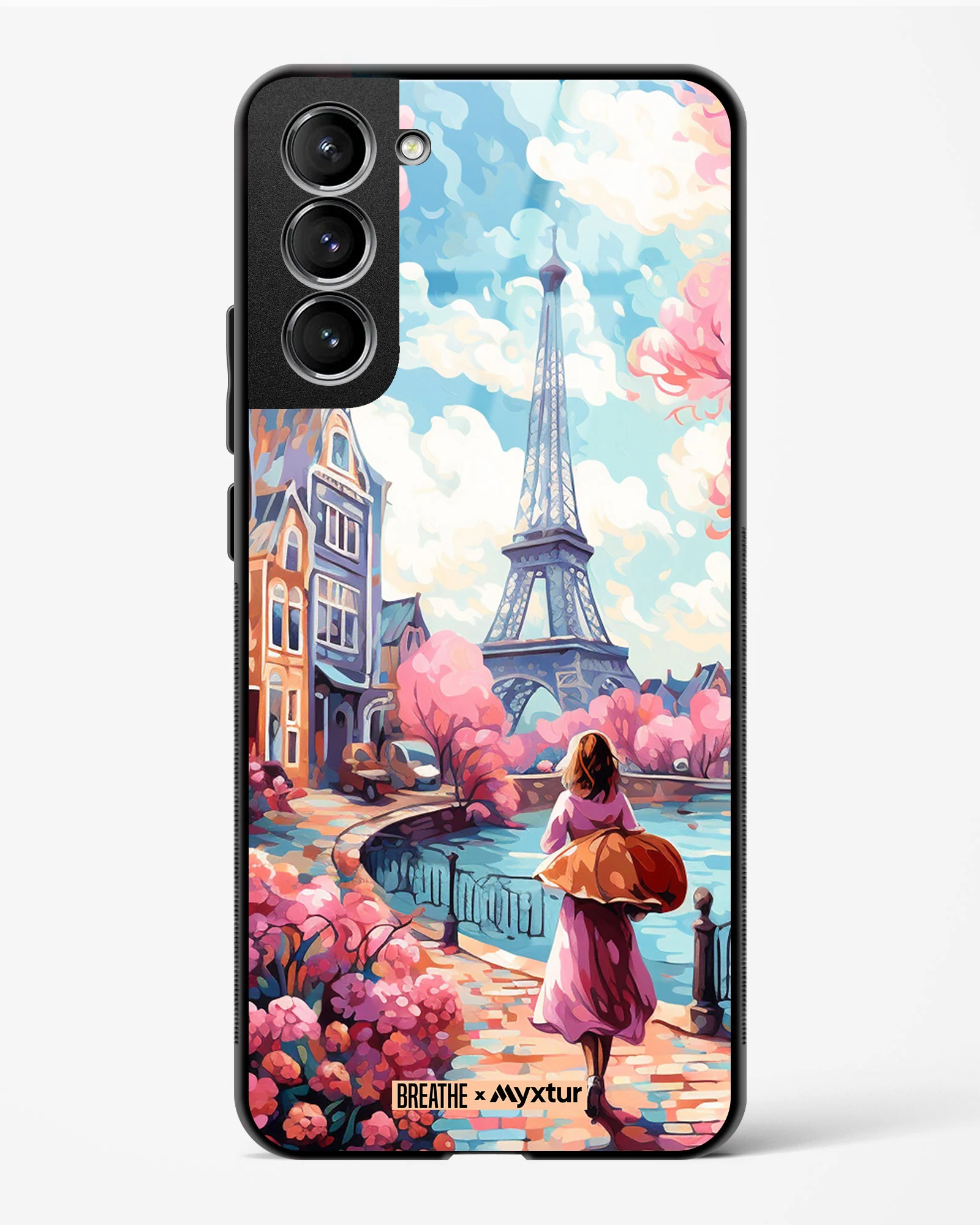 Pastel Paris Impressions [BREATHE] Glass Case Phone Cover (Samsung) - Image 195