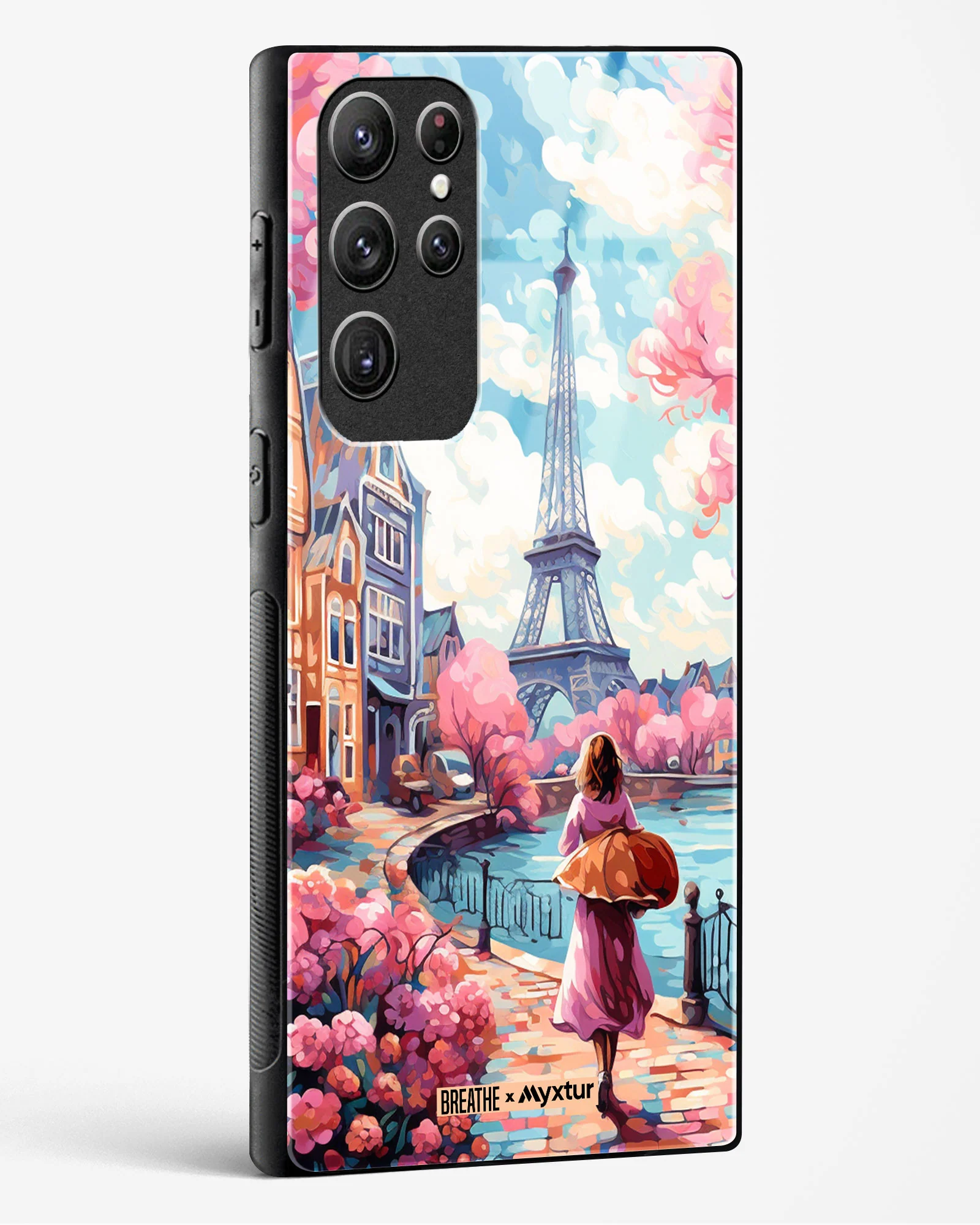 Pastel Paris Impressions [BREATHE] Glass Case Phone Cover (Samsung) - Image 200