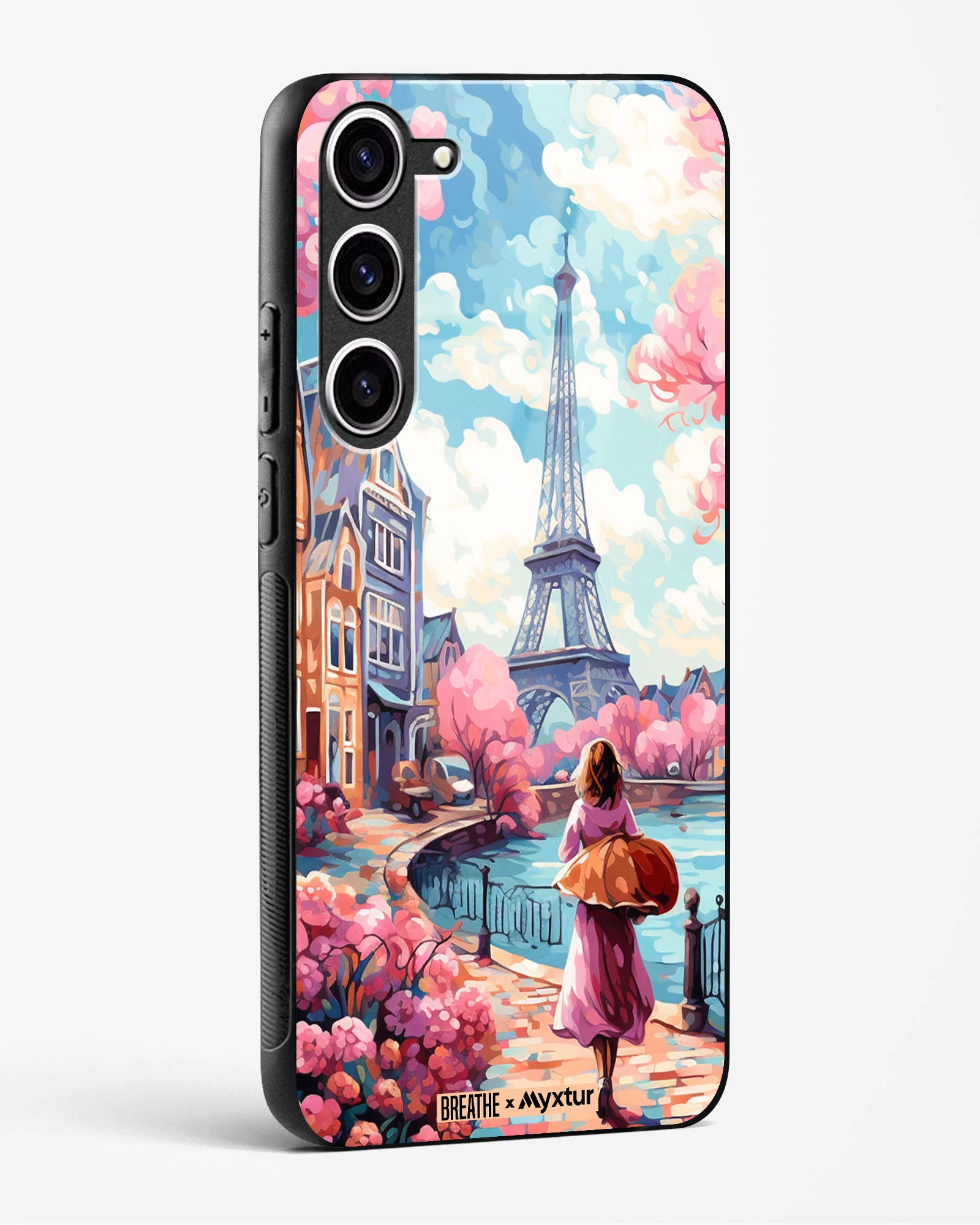 Pastel Paris Impressions [BREATHE] Glass Case Phone Cover (Samsung) - Image 202