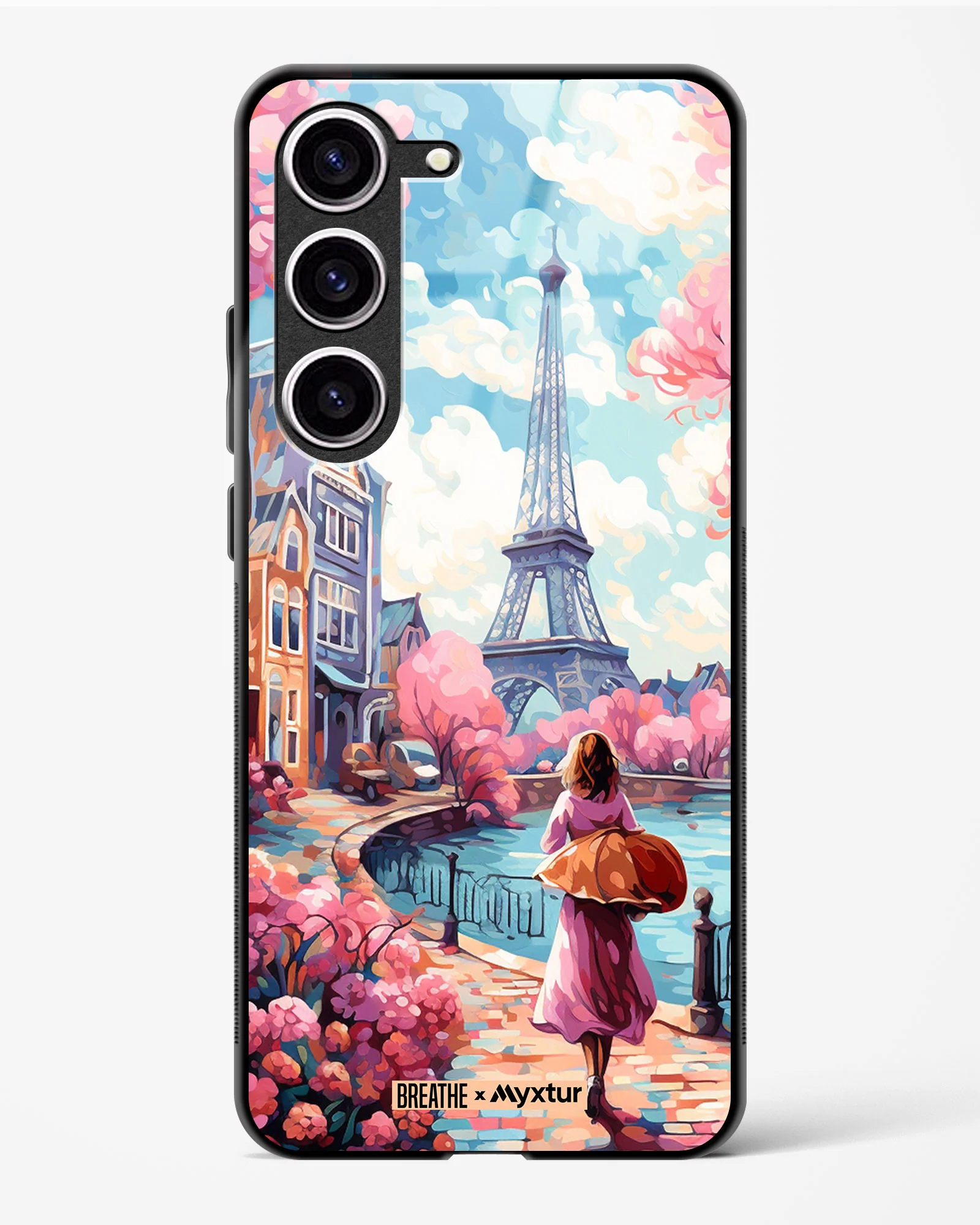 Pastel Paris Impressions [BREATHE] Glass Case Phone Cover (Samsung) - Image 203