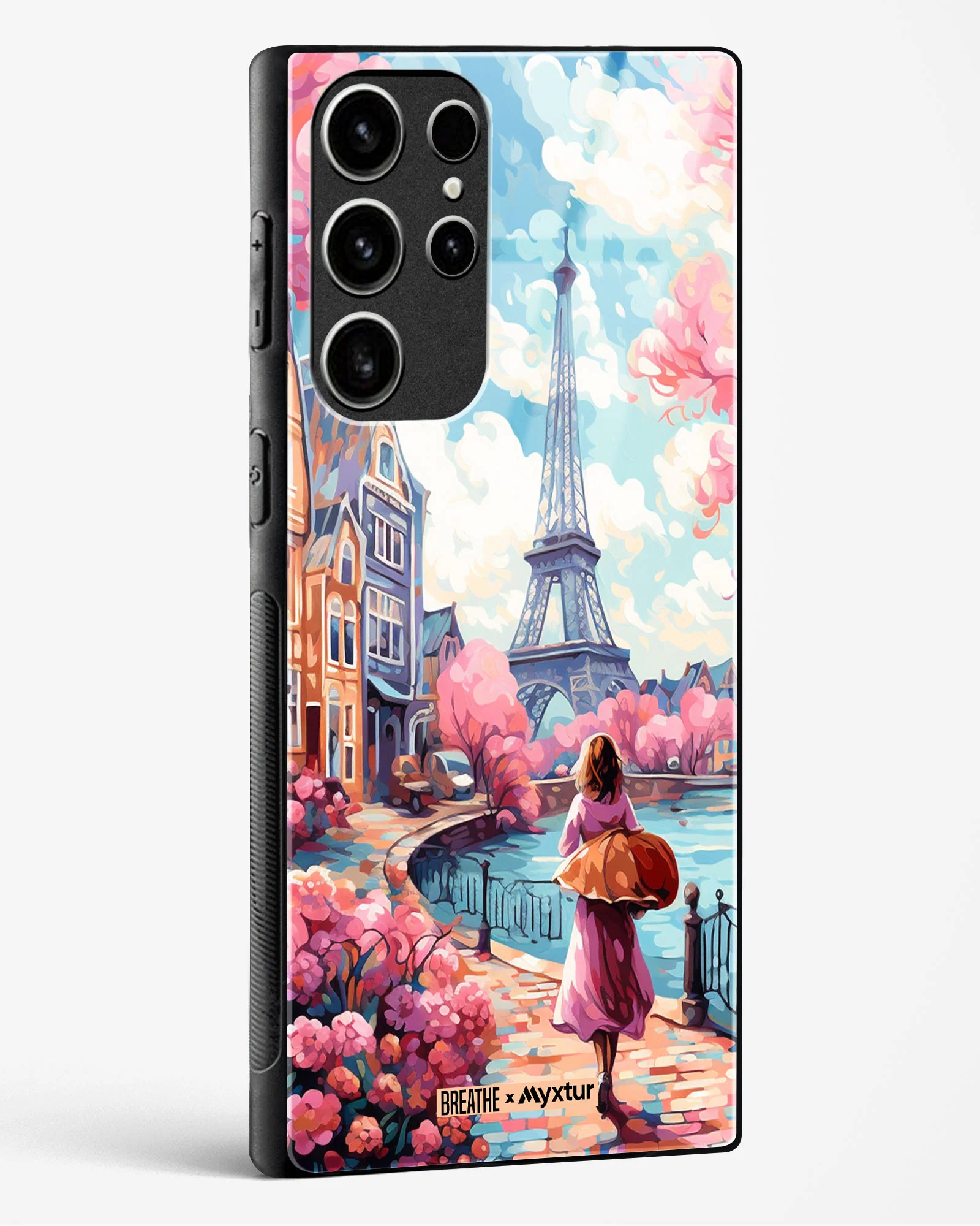 Pastel Paris Impressions [BREATHE] Glass Case Phone Cover (Samsung) - Image 206