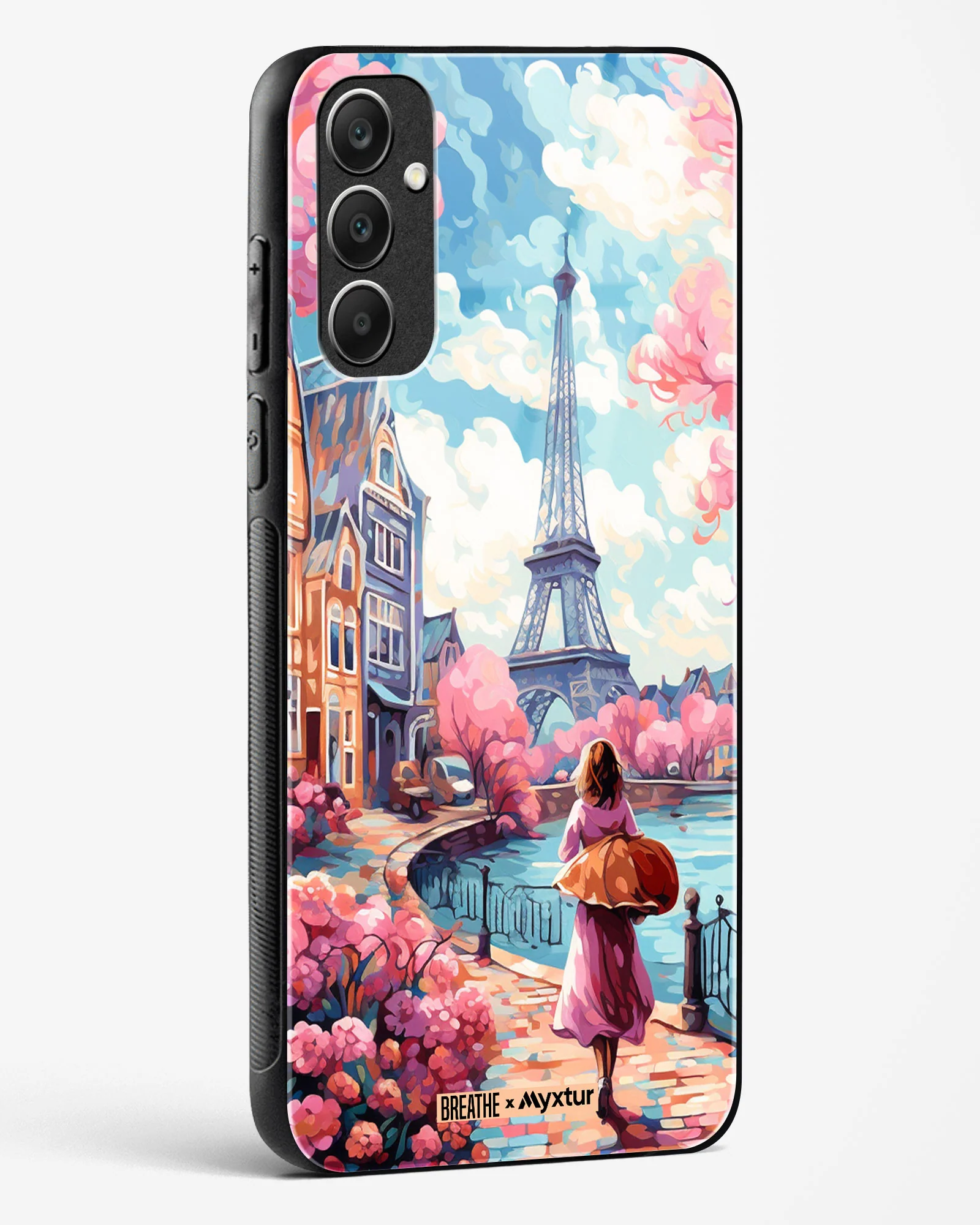 Pastel Paris Impressions [BREATHE] Glass Case Phone Cover (Samsung) - Image 22