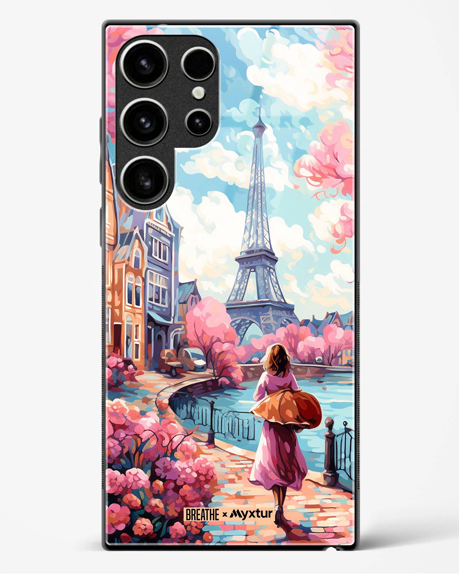 Pastel Paris Impressions [BREATHE] Glass Case Phone Cover (Samsung) - Image 223