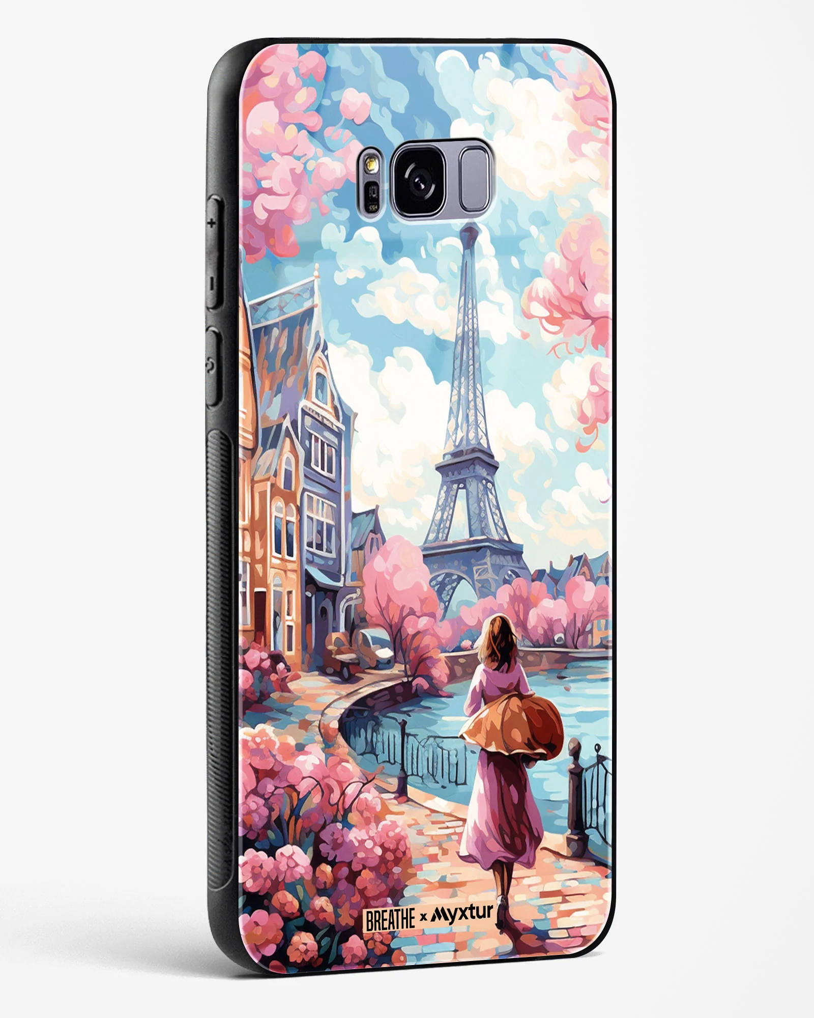 Pastel Paris Impressions [BREATHE] Glass Case Phone Cover (Samsung) - Image 226