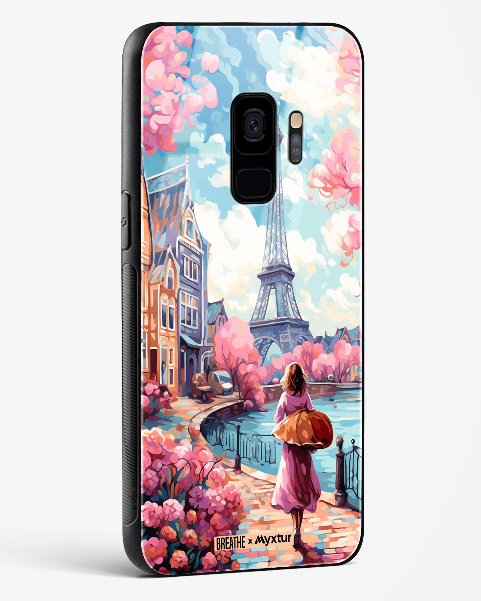 Pastel Paris Impressions [BREATHE] Glass Case Phone Cover (Samsung) - Image 230