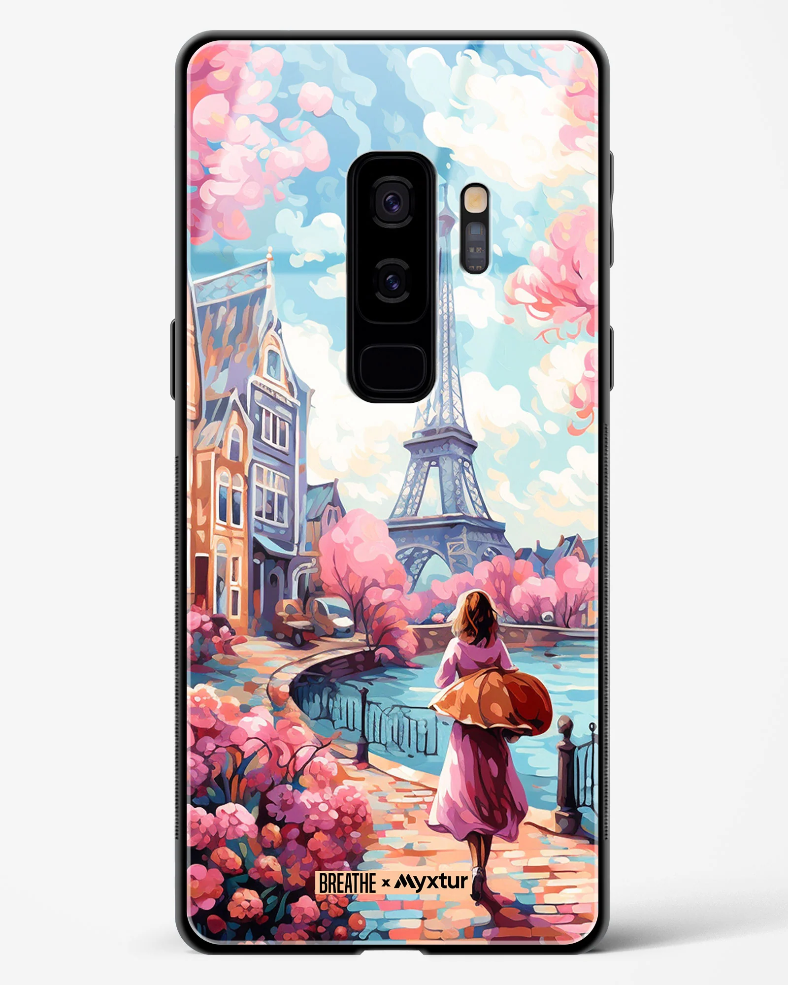 Pastel Paris Impressions [BREATHE] Glass Case Phone Cover (Samsung) - Image 231