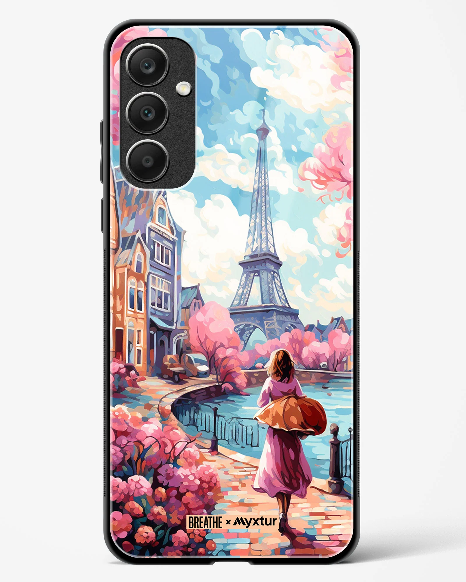 Pastel Paris Impressions [BREATHE] Glass Case Phone Cover (Samsung) - Image 7