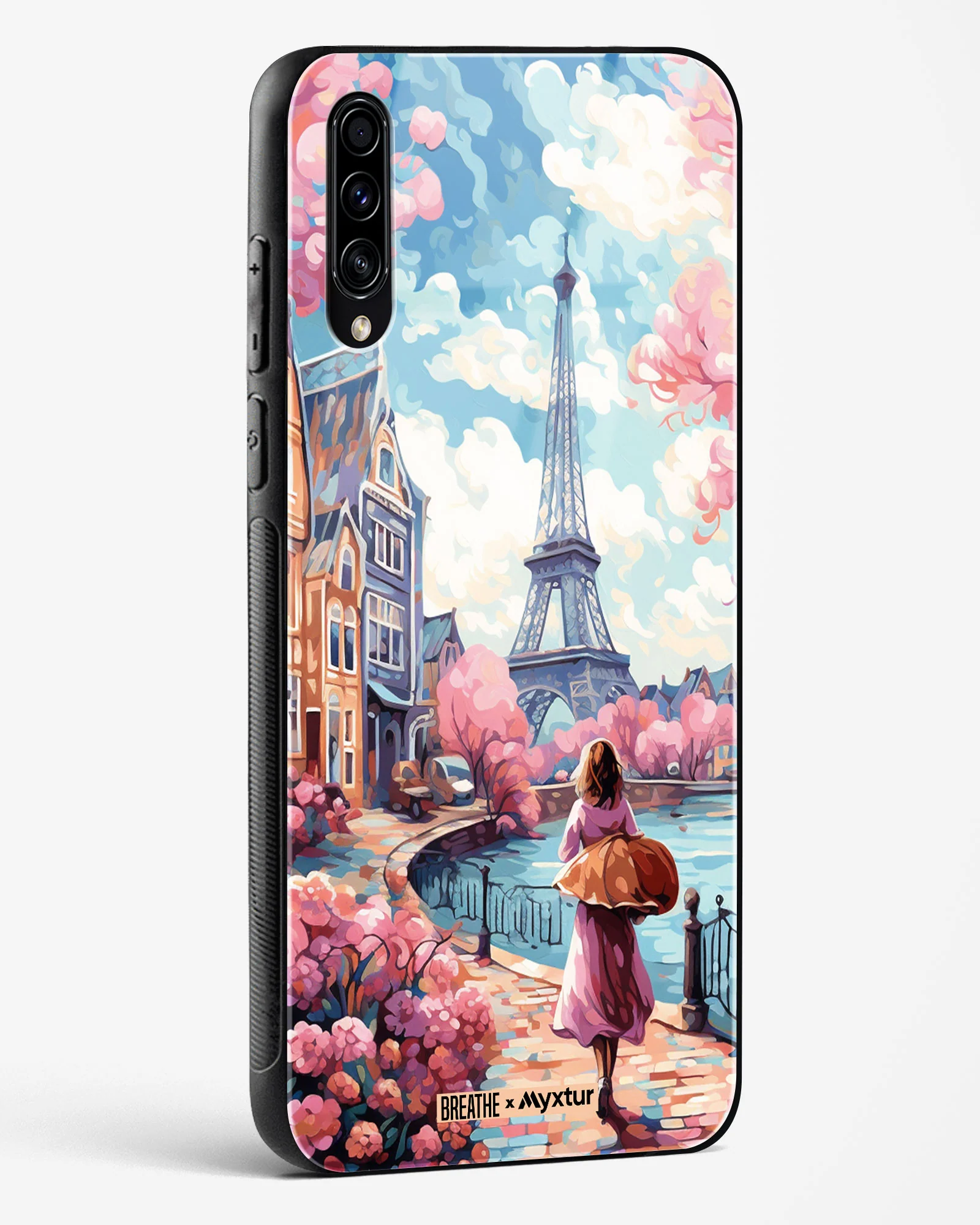 Pastel Paris Impressions [BREATHE] Glass Case Phone Cover (Samsung) - Image 72