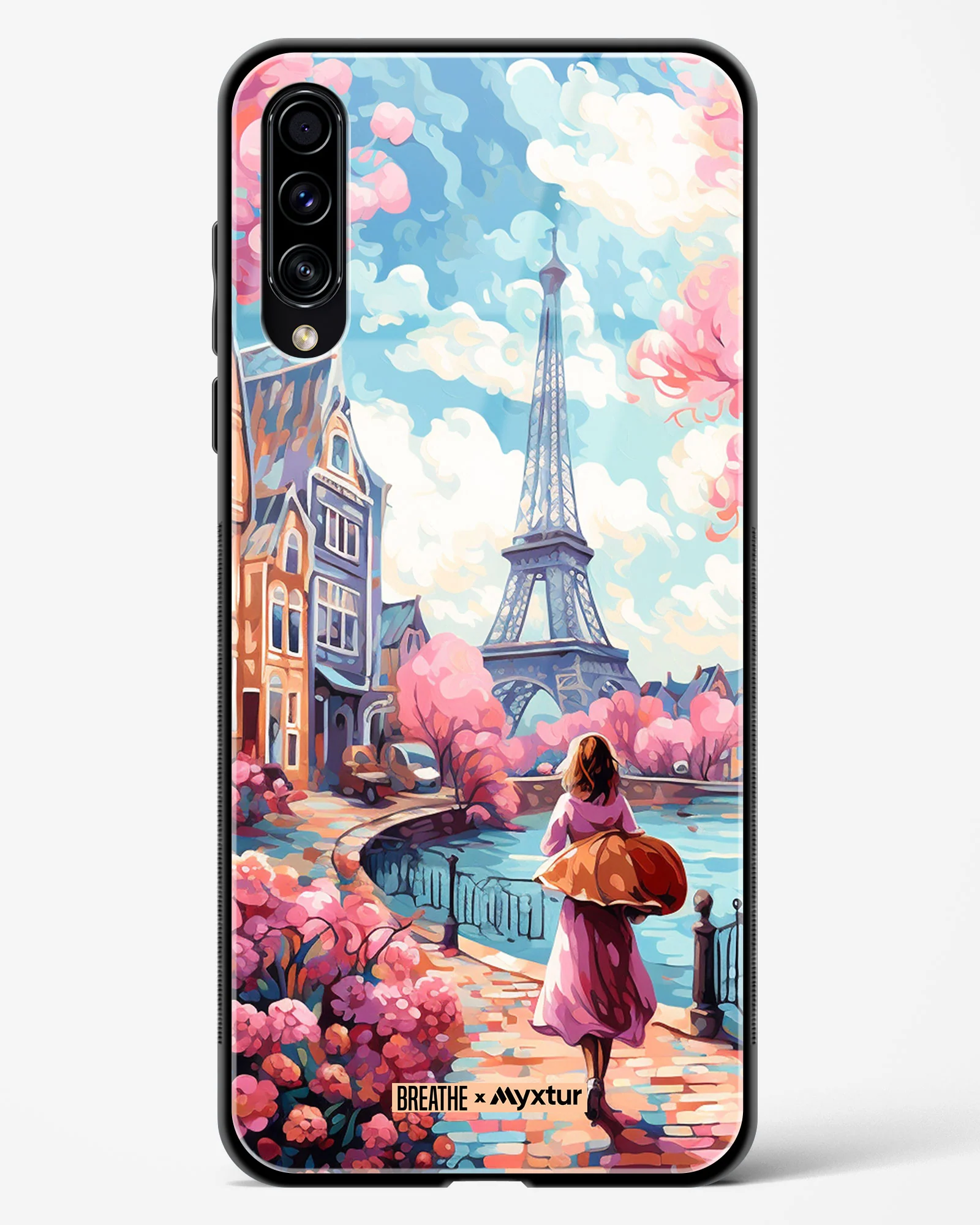Pastel Paris Impressions [BREATHE] Glass Case Phone Cover (Samsung) - Image 73