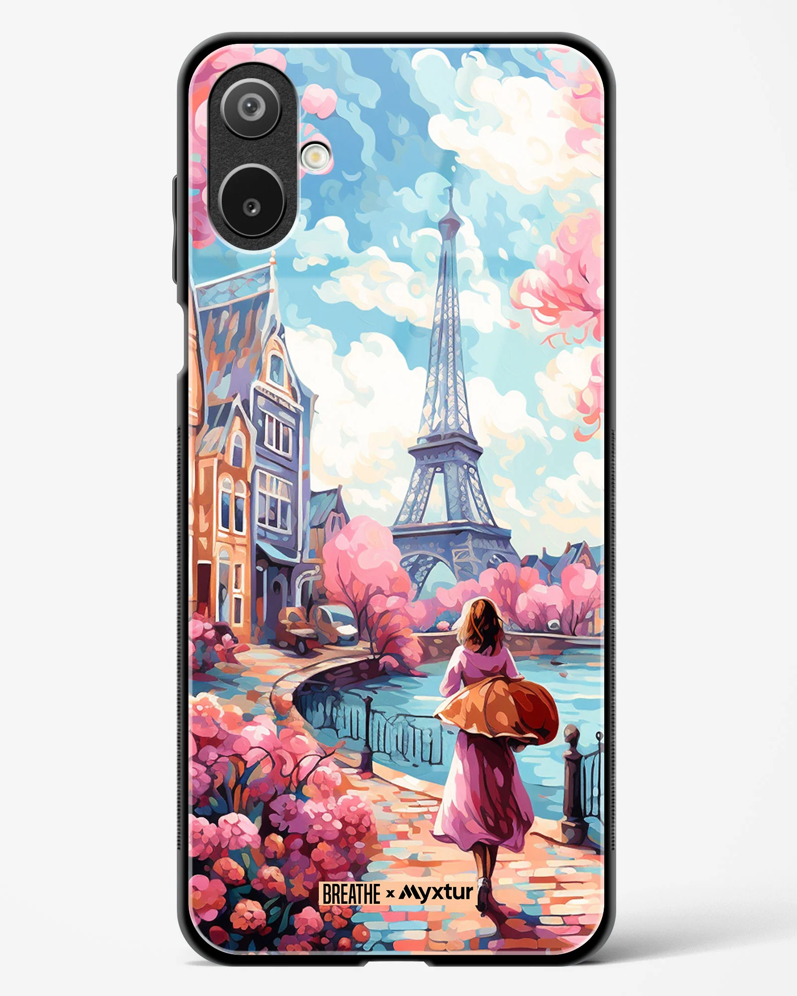 Pastel Paris Impressions [BREATHE] Glass Case Phone Cover (Samsung) - Image 9