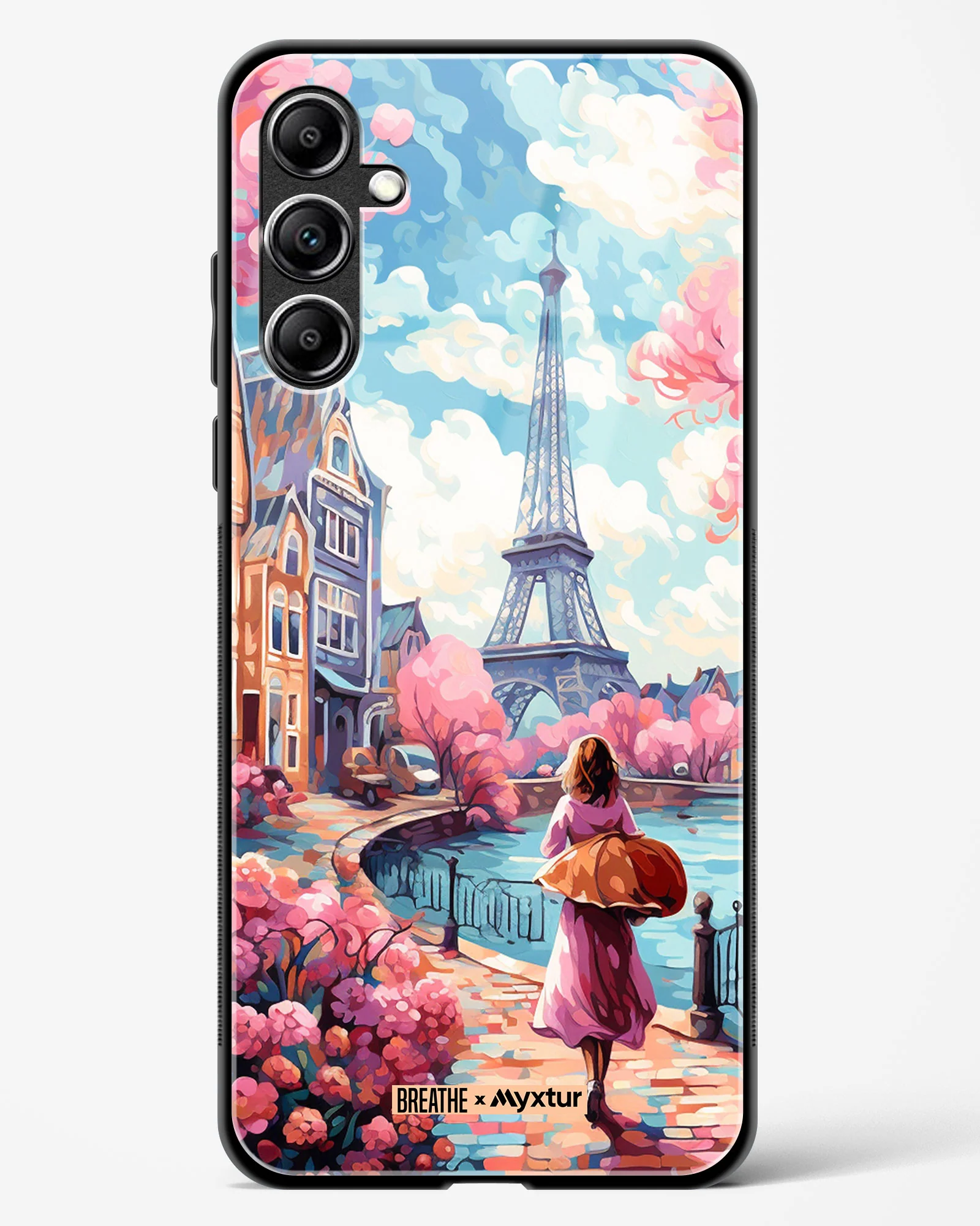 Pastel Paris Impressions [BREATHE] Glass Case Phone Cover (Samsung) - Image 93