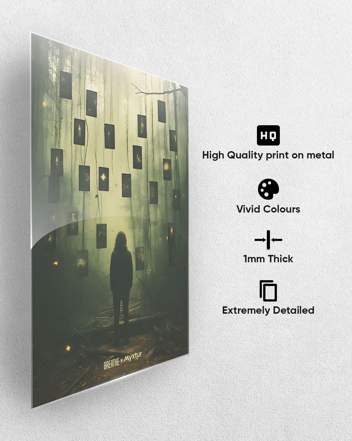 Polaroids [BREATHE] Metal-Poster - Image 14