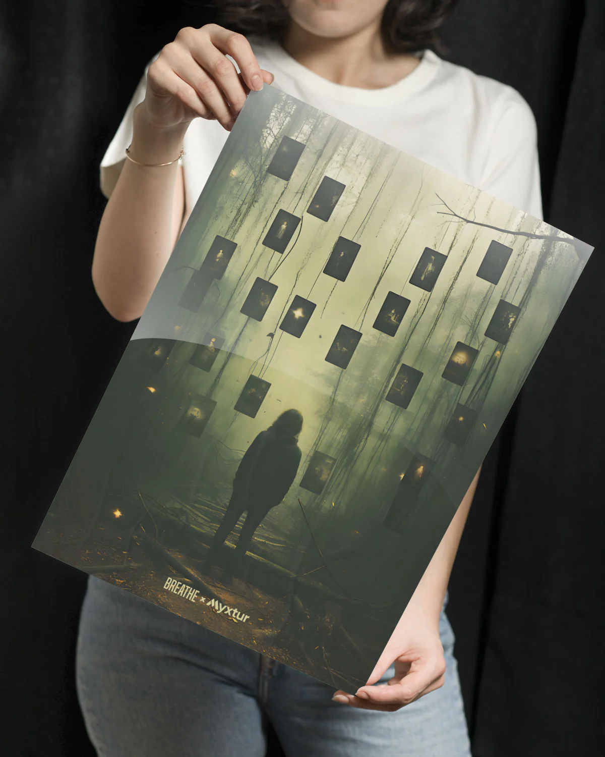 Polaroids [BREATHE] Metal-Poster - Image 3