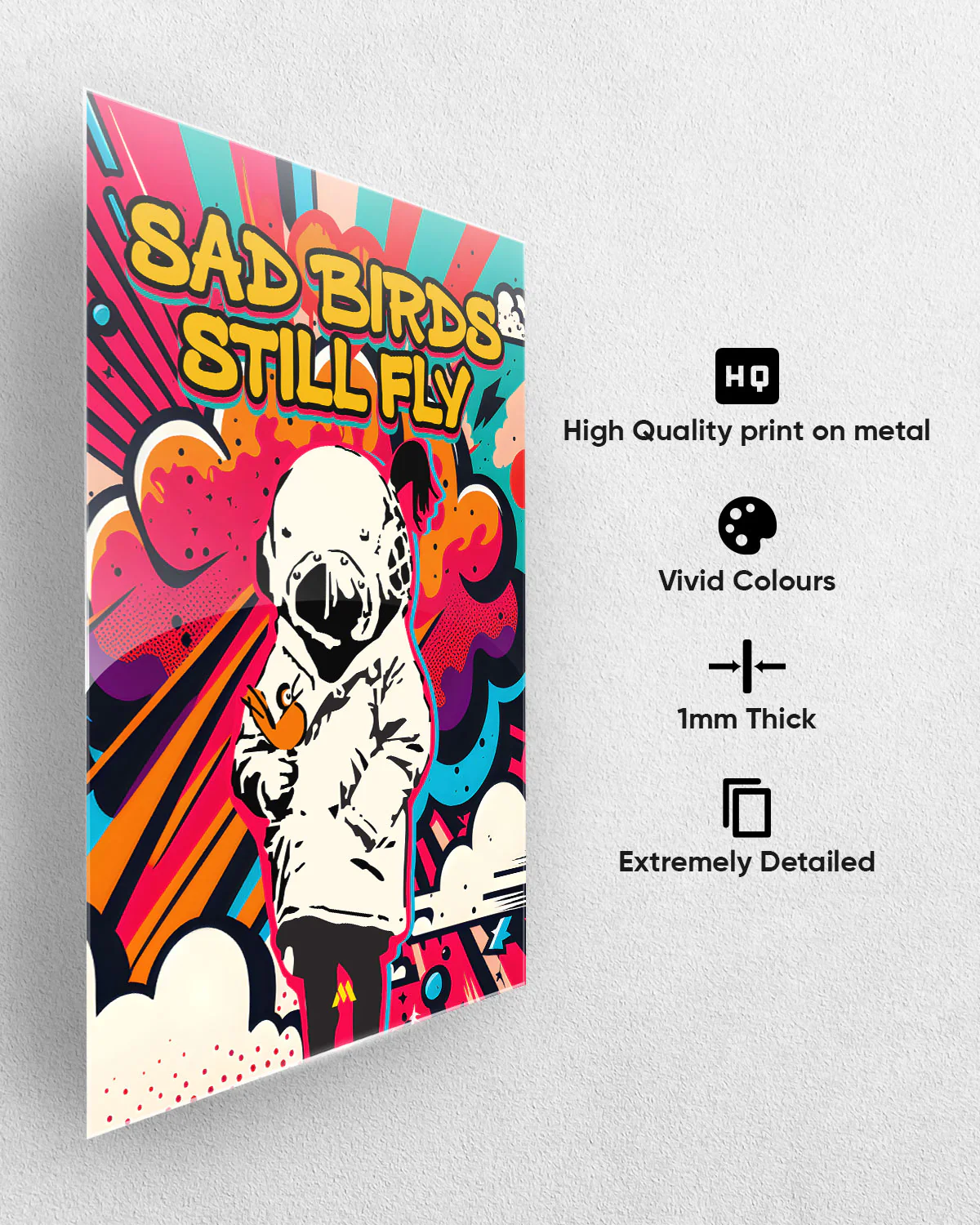 Sad Birds Still Fly Metal-Poster - Image 4