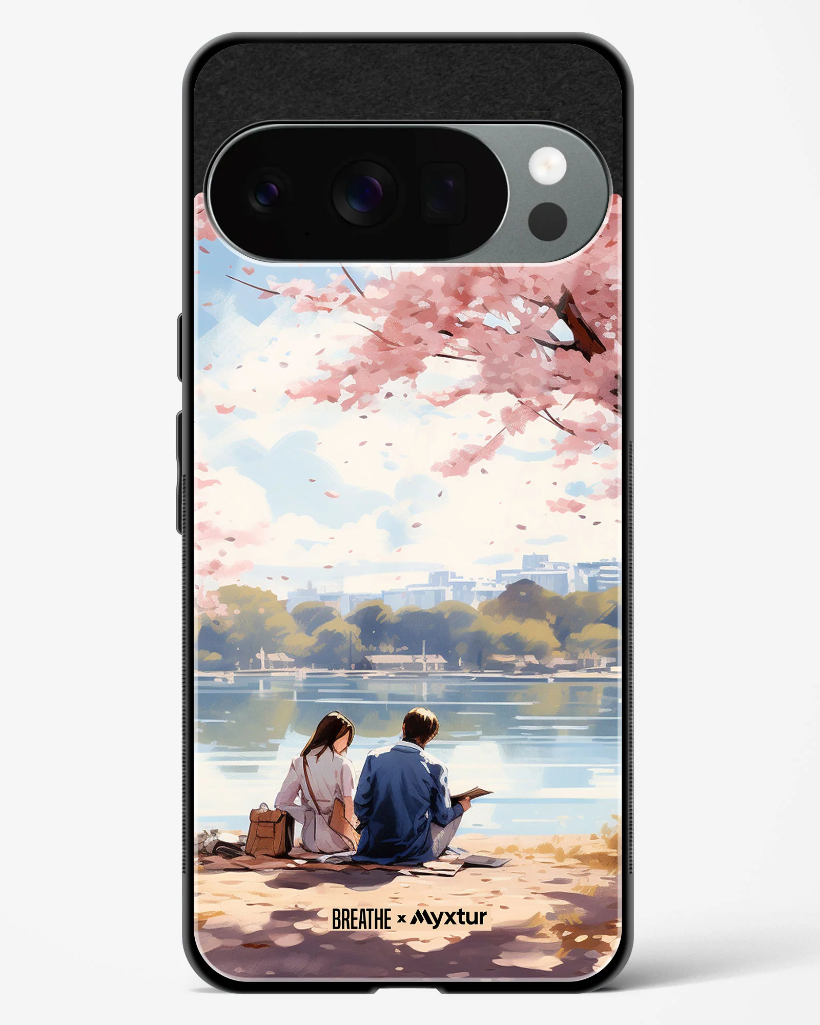 Sakura Serenade [BREATHE] Glass Case Phone Cover (Google) - Image 3