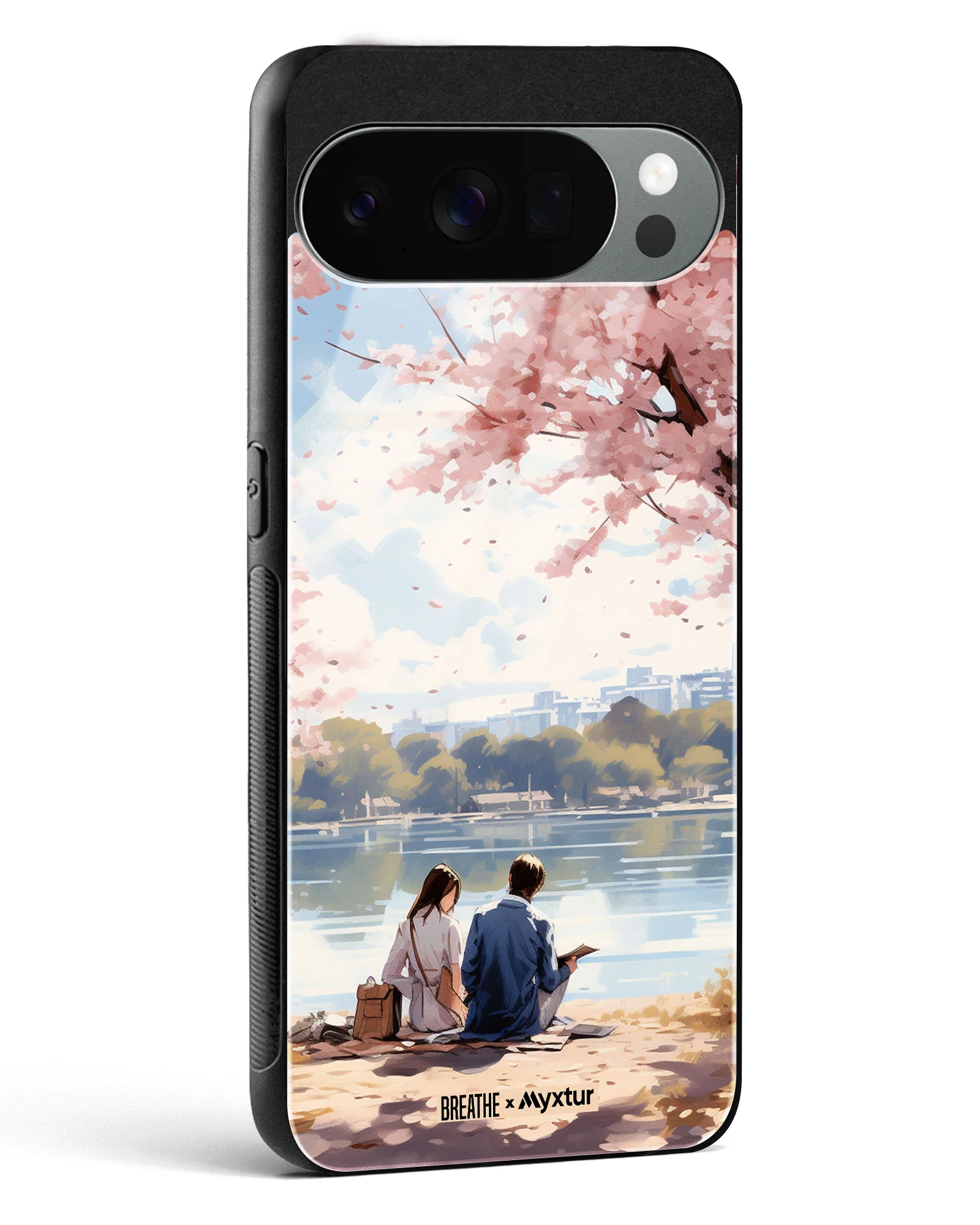 Sakura Serenade [BREATHE] Glass Case Phone Cover (Google) - Image 4