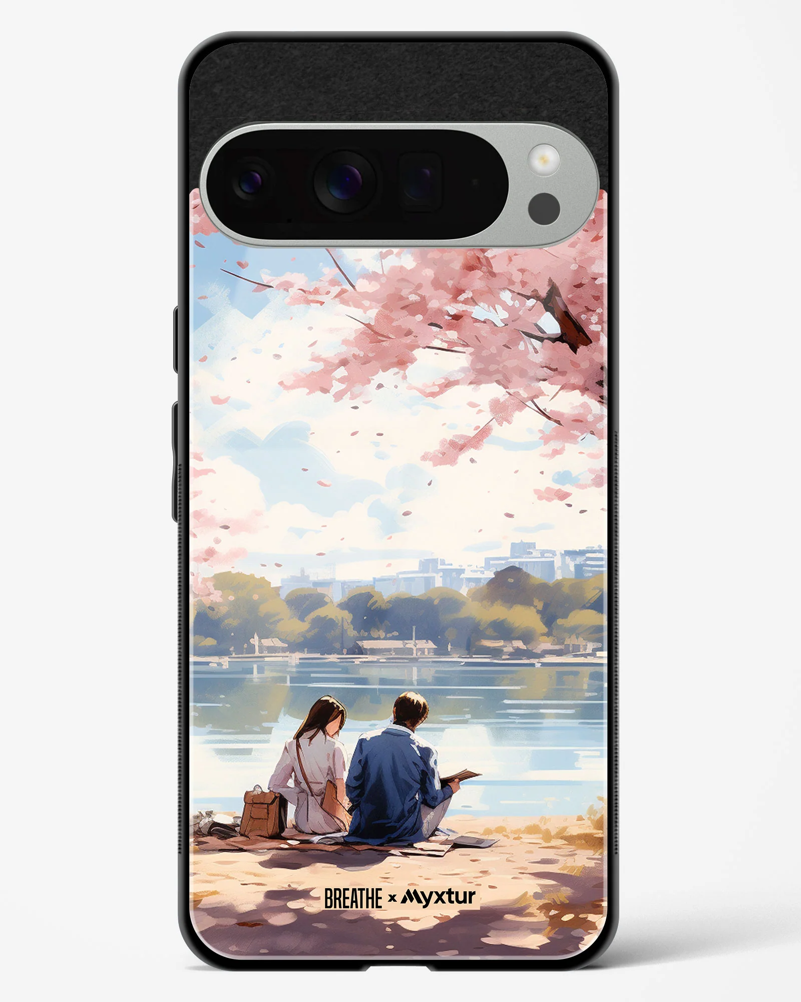 Sakura Serenade [BREATHE] Glass Case Phone Cover (Google) - Image 5