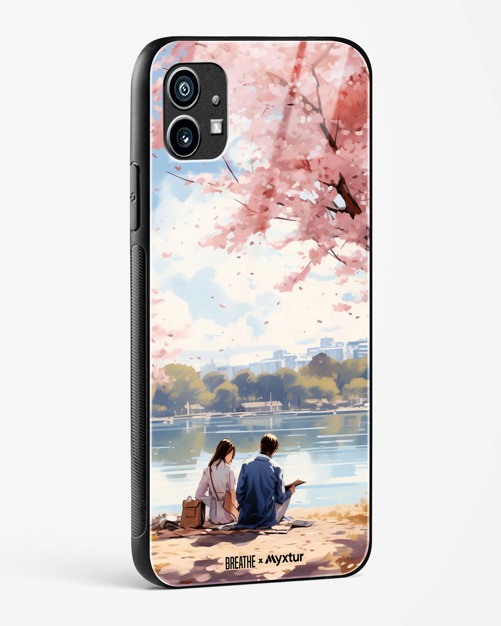 Sakura Serenade [BREATHE] Glass Case Phone Cover (Nothing) - Image 6