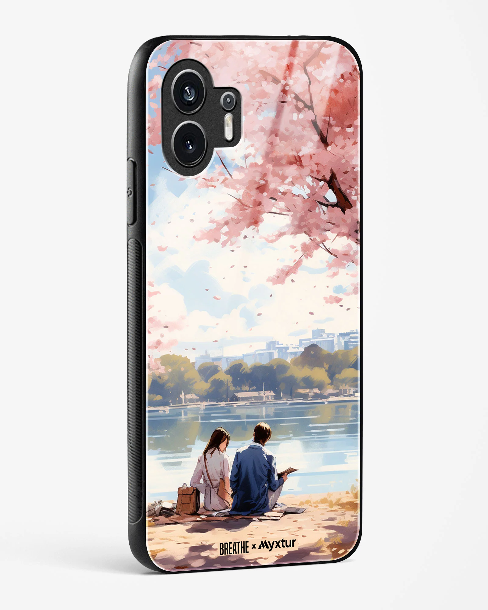 Sakura Serenade [BREATHE] Glass Case Phone Cover (Nothing) - Image 8
