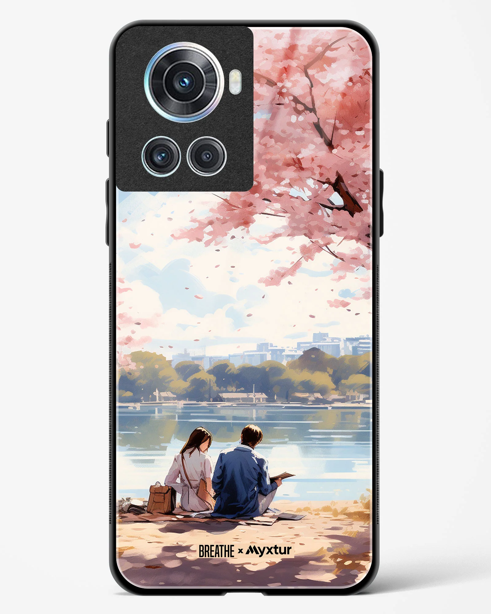 Sakura Serenade [BREATHE] Glass Case Phone Cover (OnePlus) - Image 3