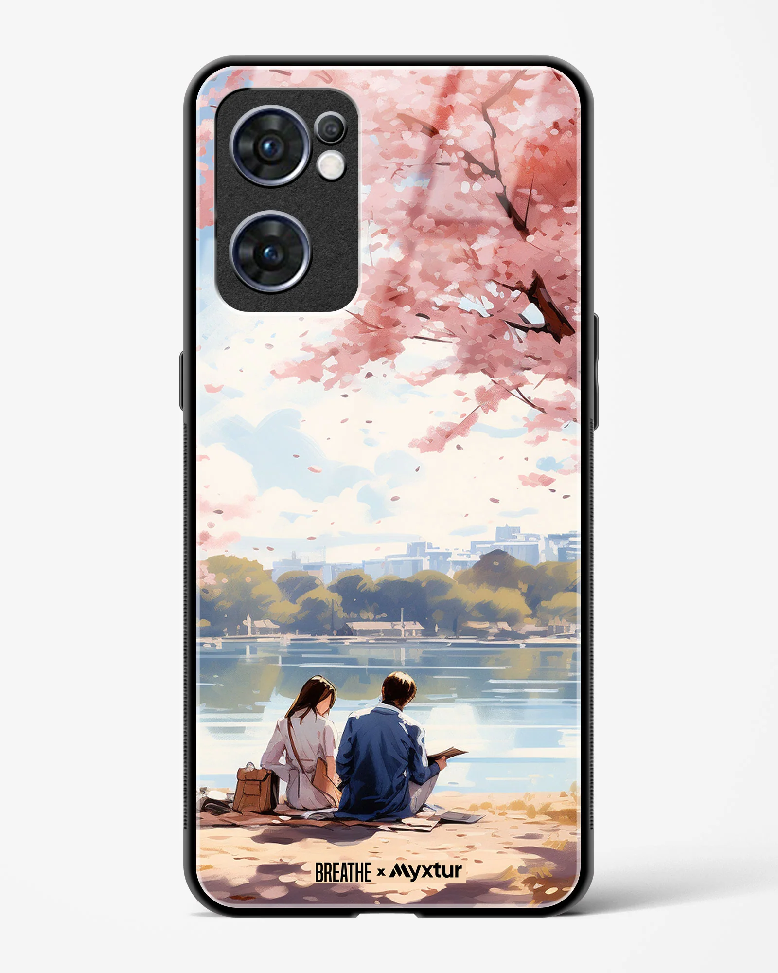 Sakura Serenade [BREATHE] Glass Case Phone Cover (Oppo) - Image 111