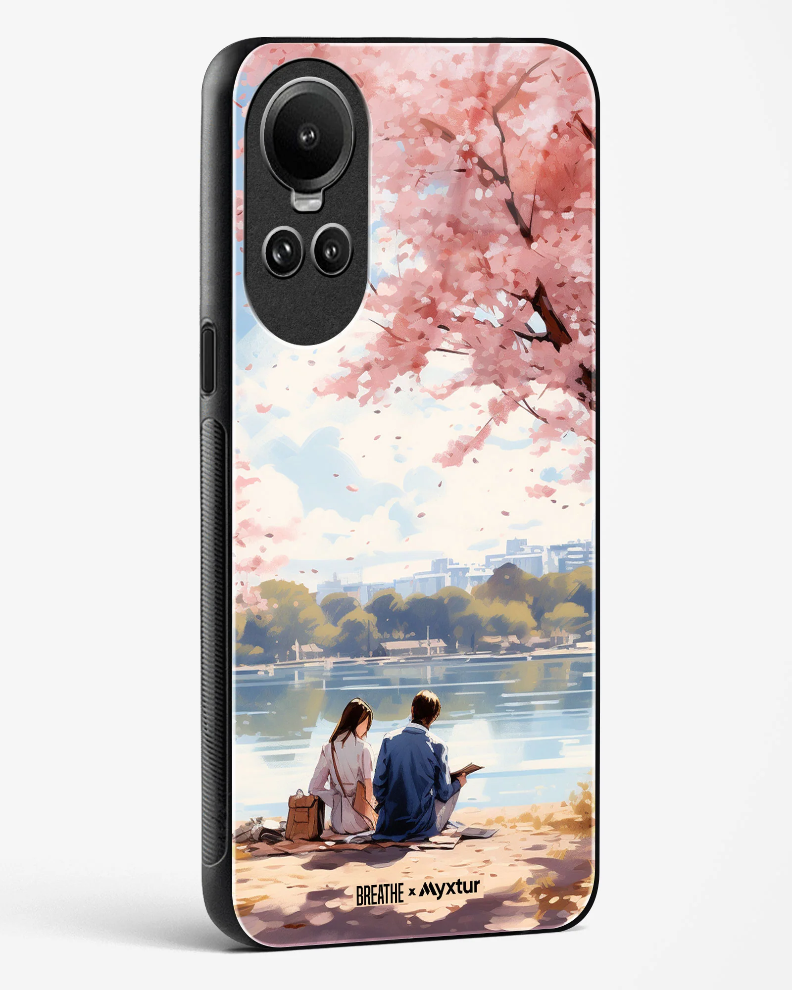 Sakura Serenade [BREATHE] Glass Case Phone Cover (Oppo) - Image 68