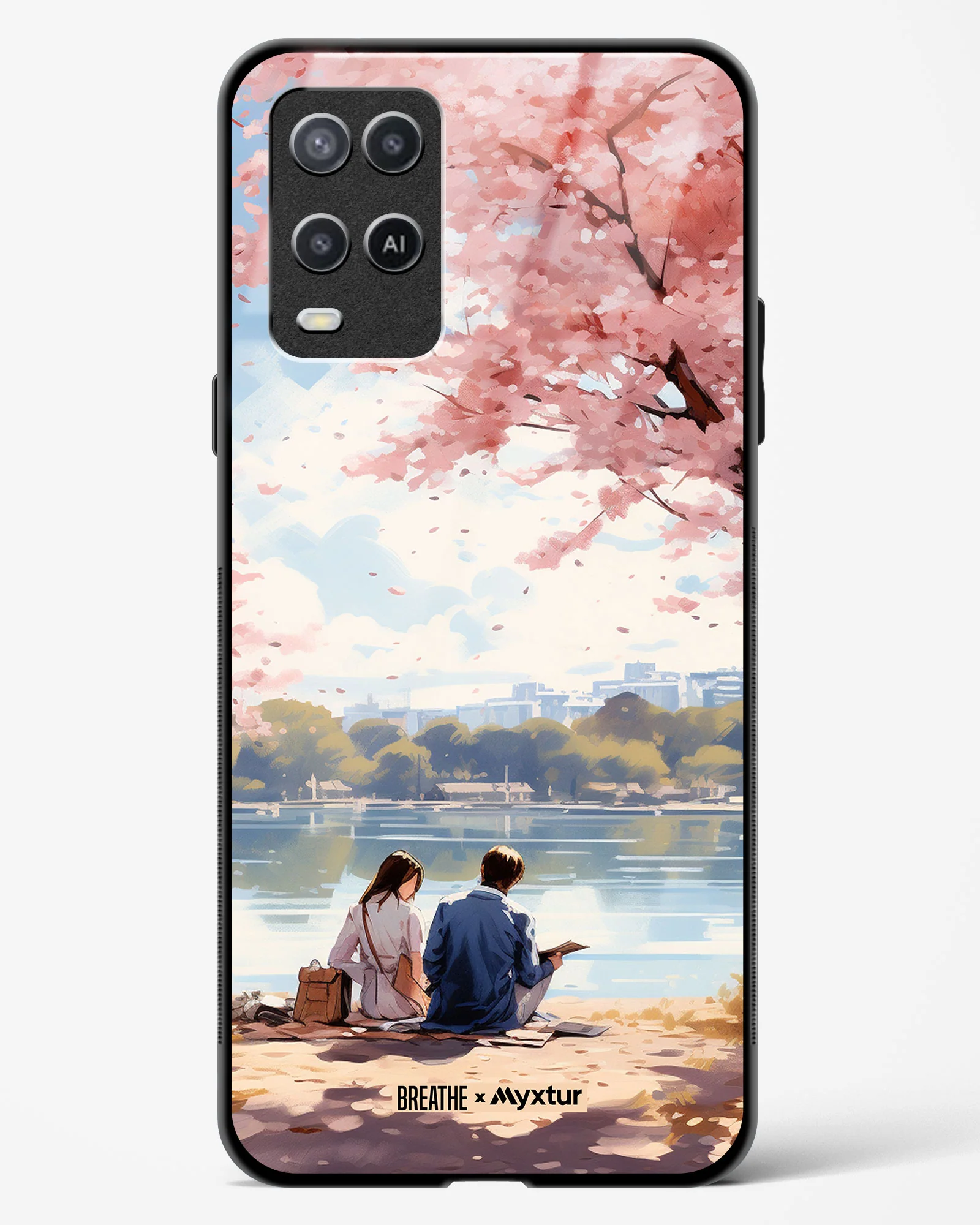 Sakura Serenade [BREATHE] Glass Case Phone Cover (Oppo) - Image 7
