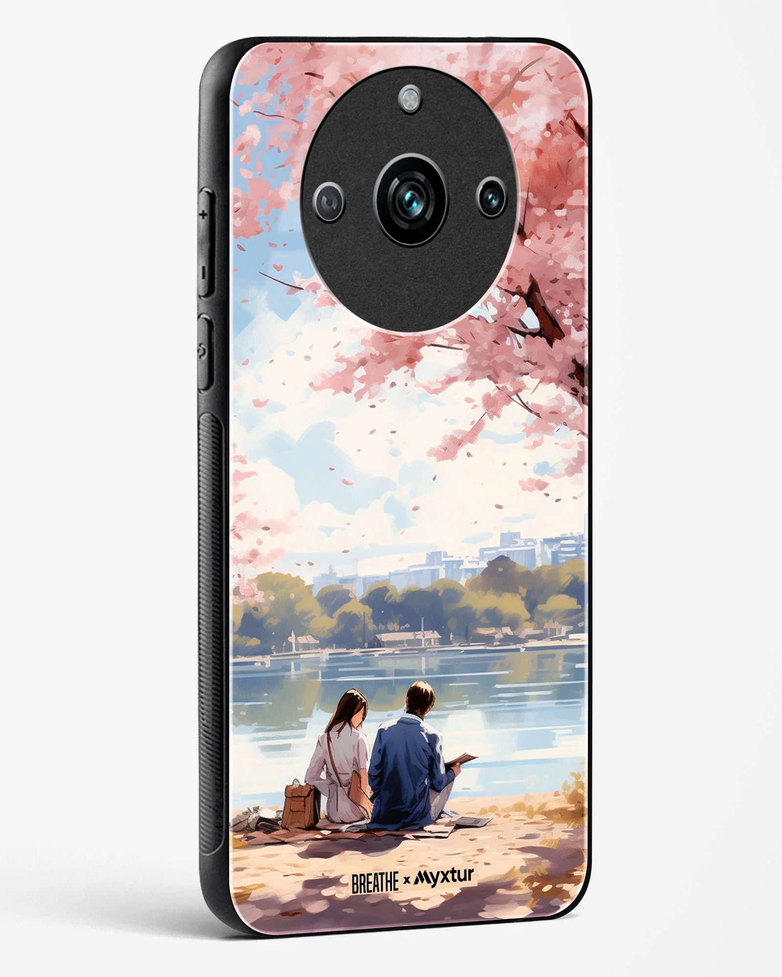 Sakura Serenade [BREATHE] Glass Case Phone Cover (Realme) - Image 10