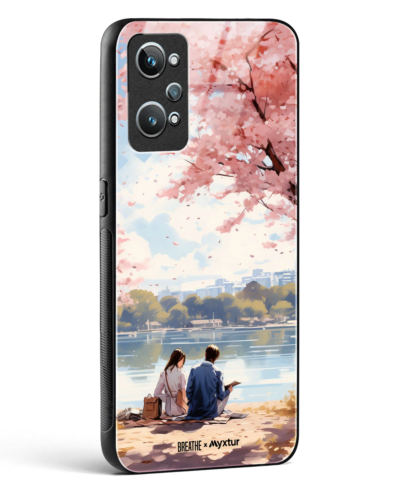 Sakura Serenade [BREATHE] Glass Case Phone Cover (Realme) - Image 100